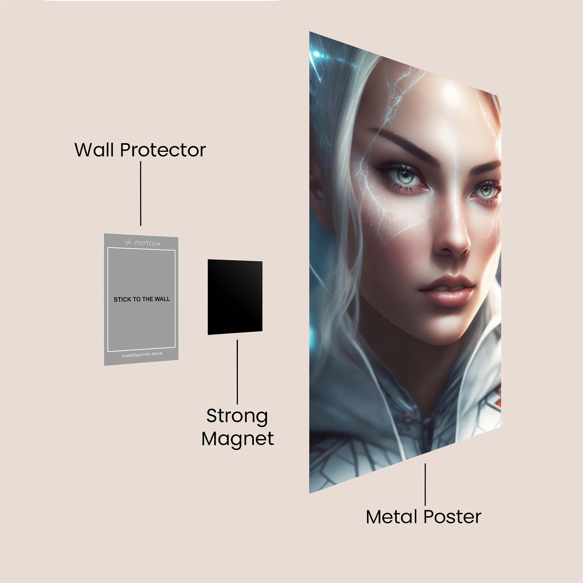 Elf Enigmatic Safe Wall Magnetic / M