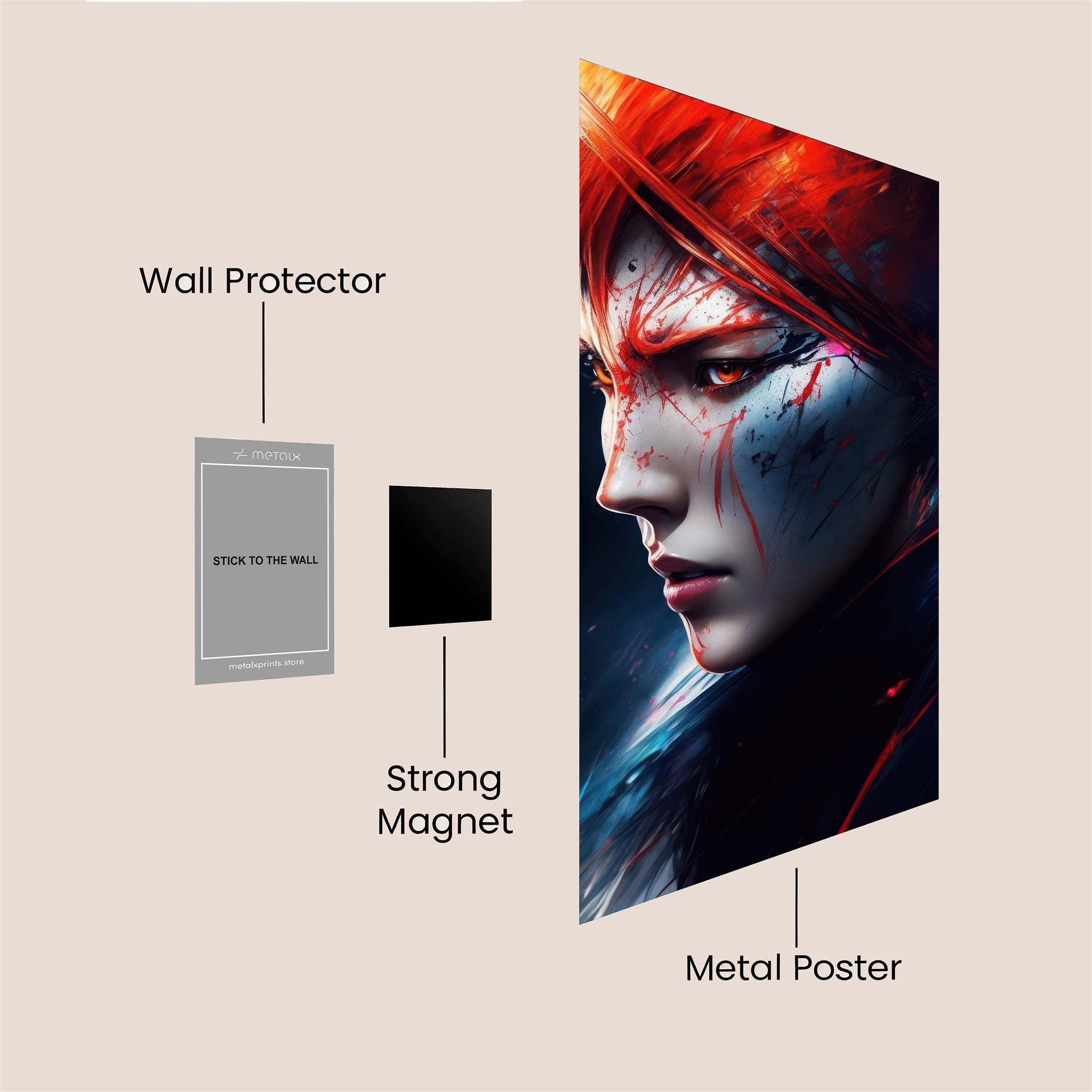 Renji Rage Safe Wall Magnetic / M