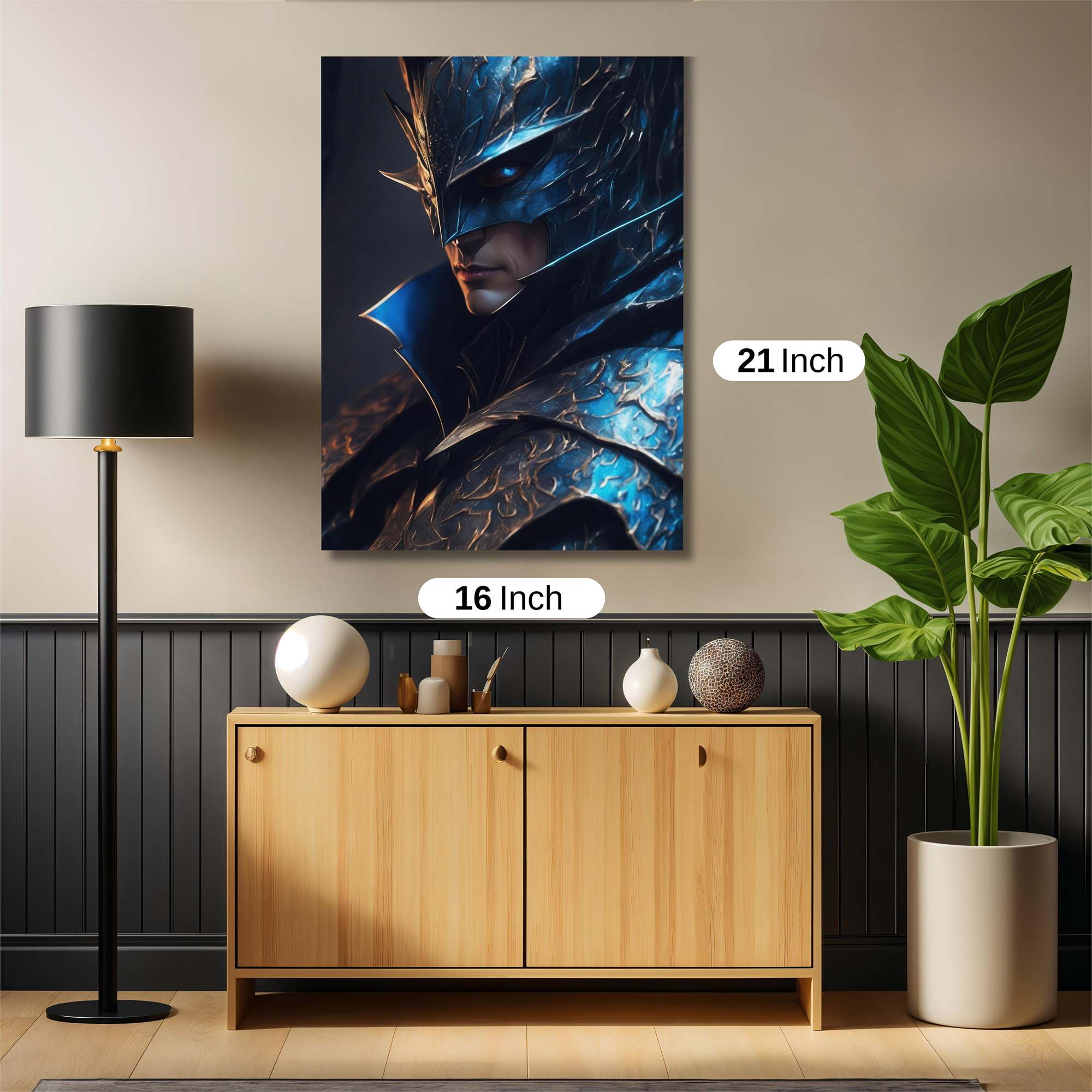 Batman Brooding Safe Wall Magnetic / M