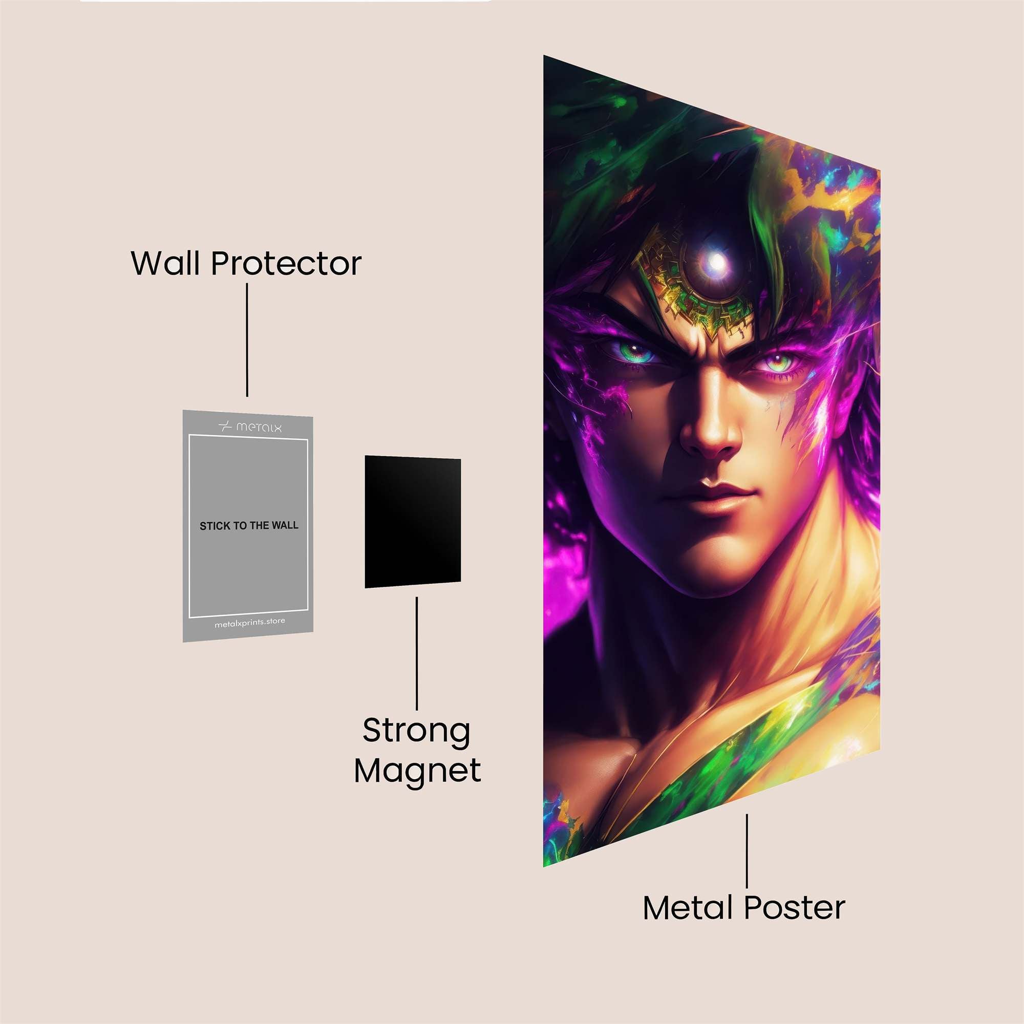 Goku Enlightened Safe Wall Magnetic / M