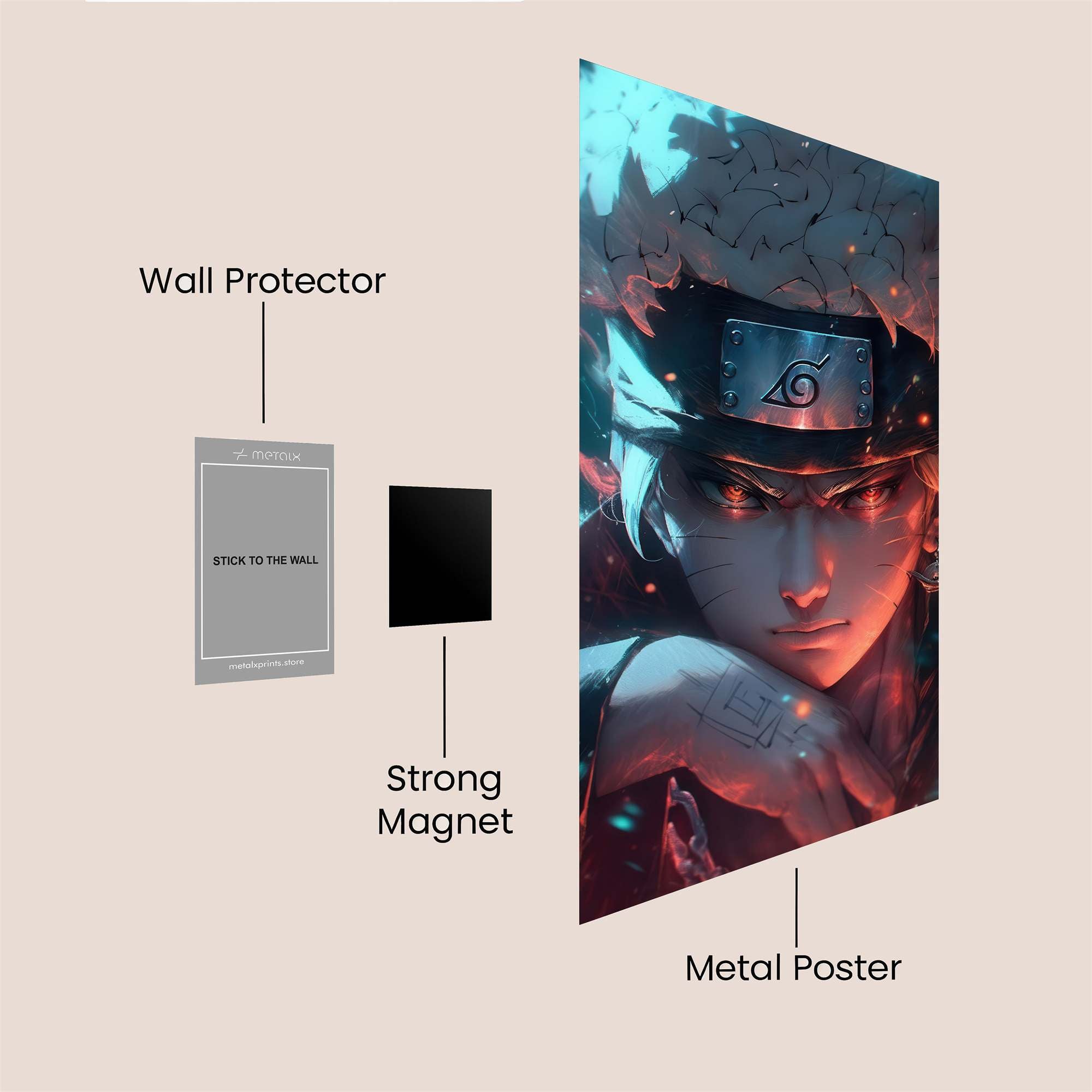 Naruto Intense Safe Wall Magnetic / M