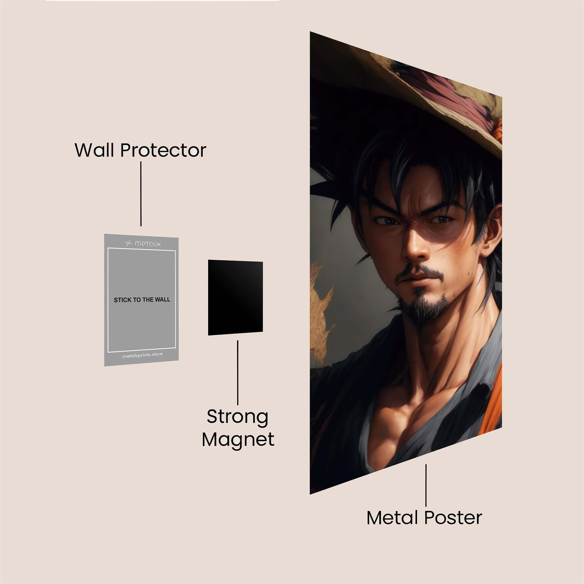 Roronoa Serene Safe Wall Magnetic / M