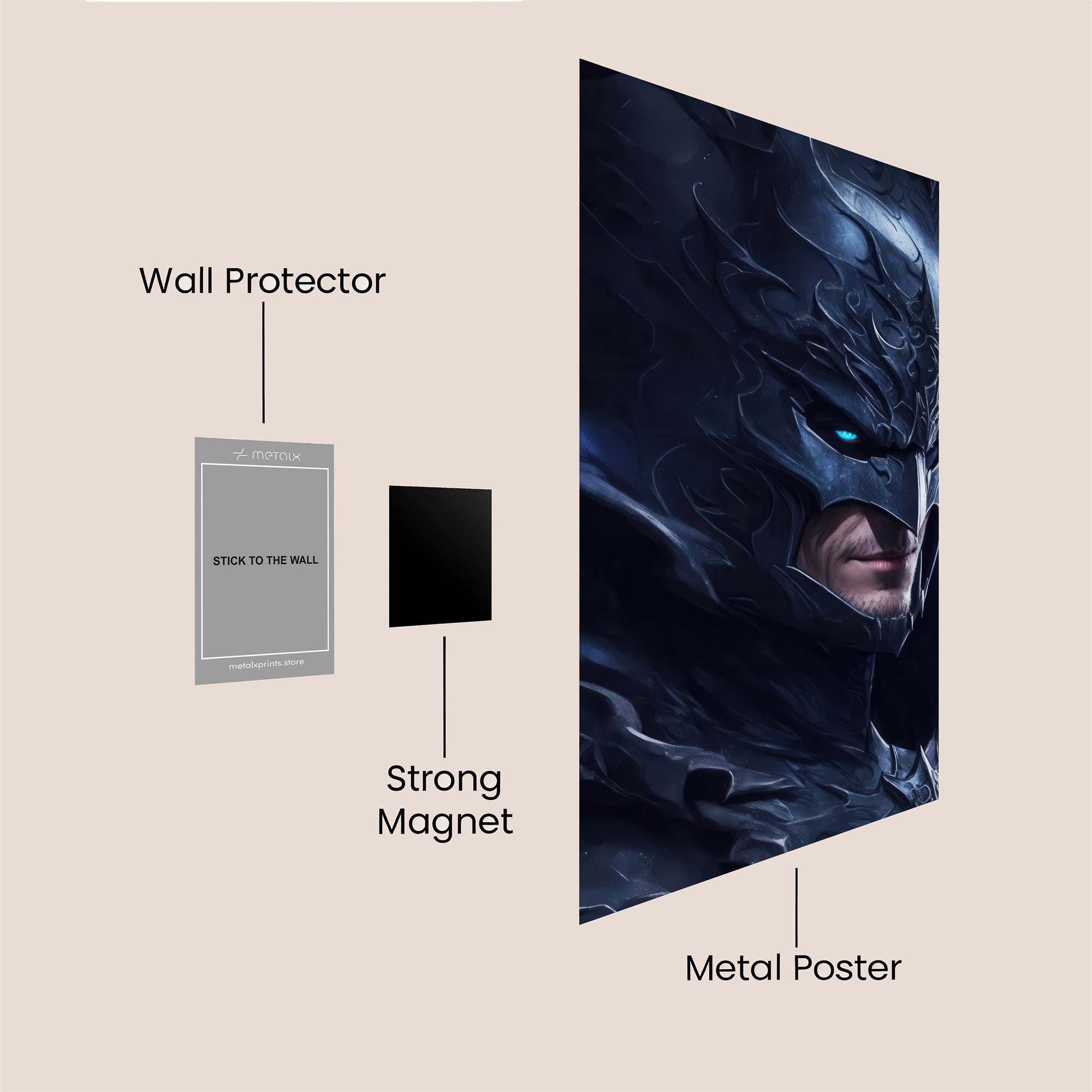 Knight Menace Safe Wall Magnetic / M