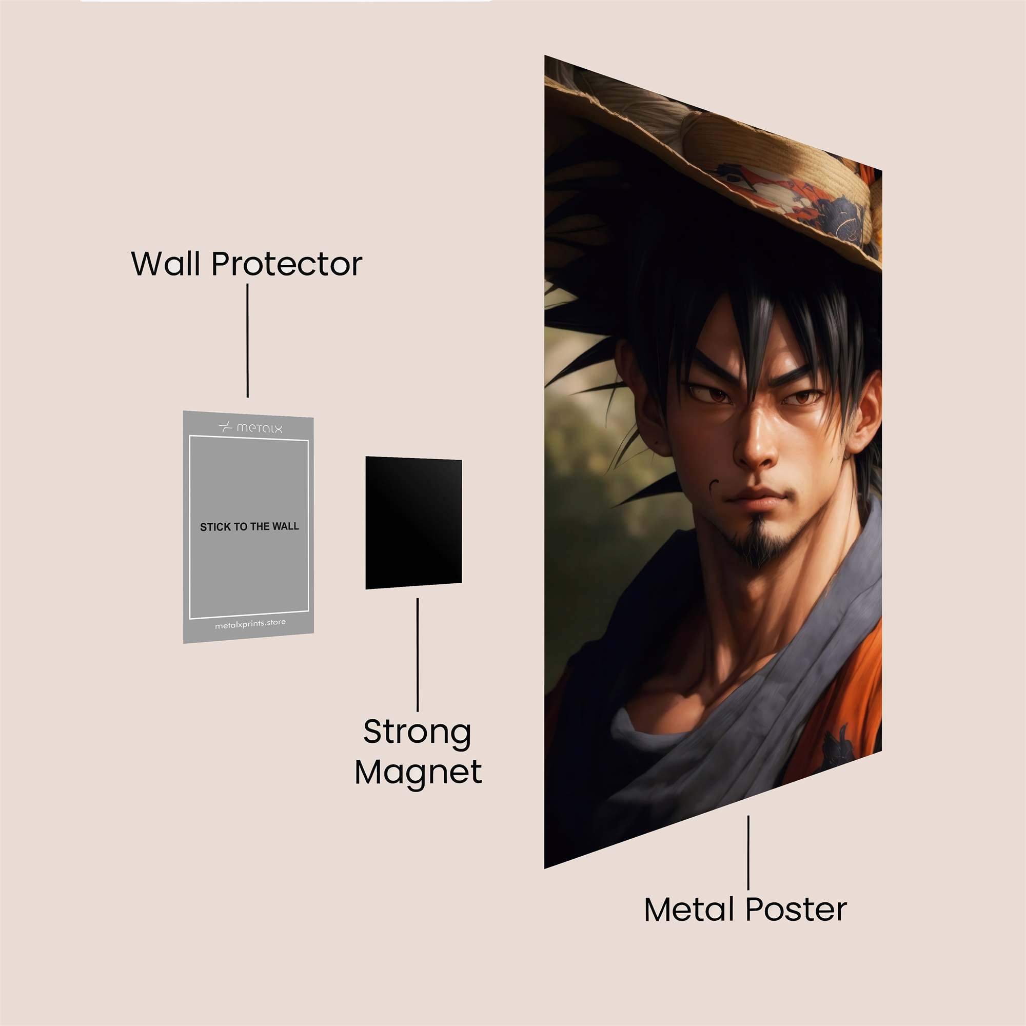 Saiyan Serenity Safe Wall Magnetic / M