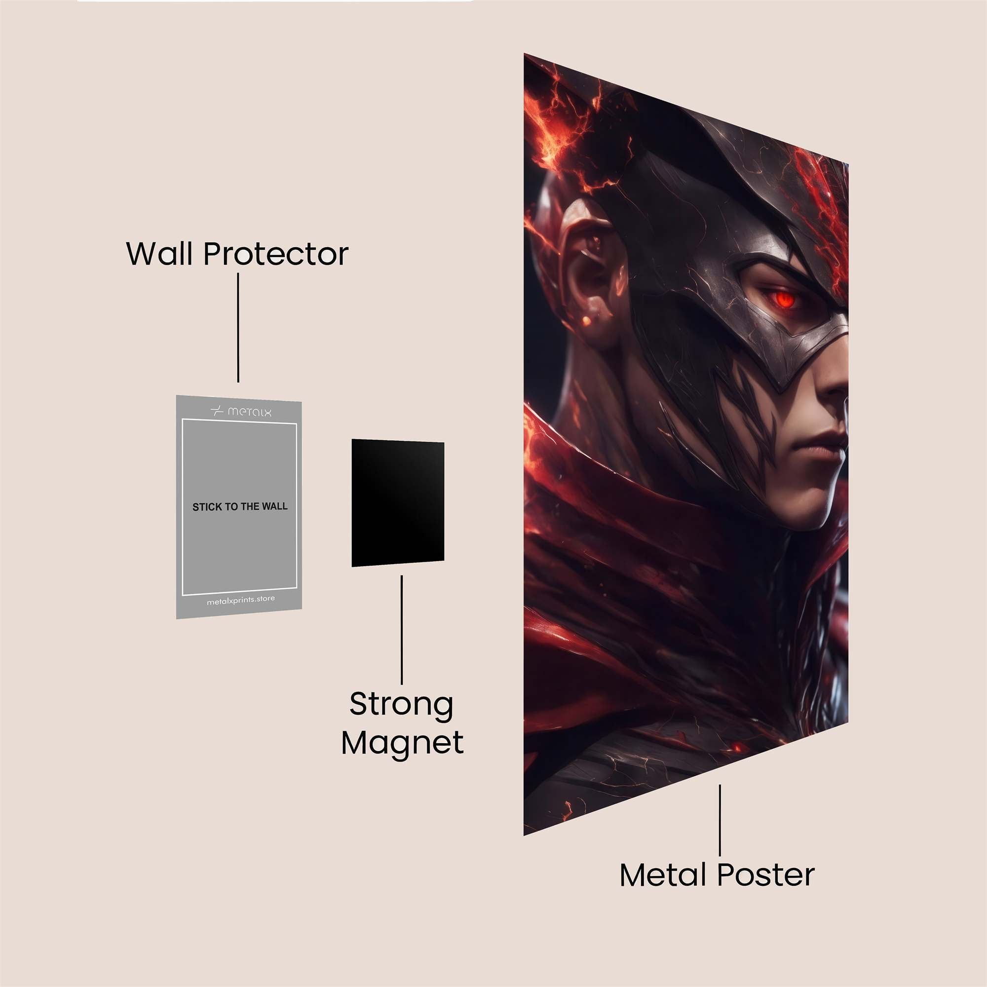 Darkflame Intensity Safe Wall Magnetic / M