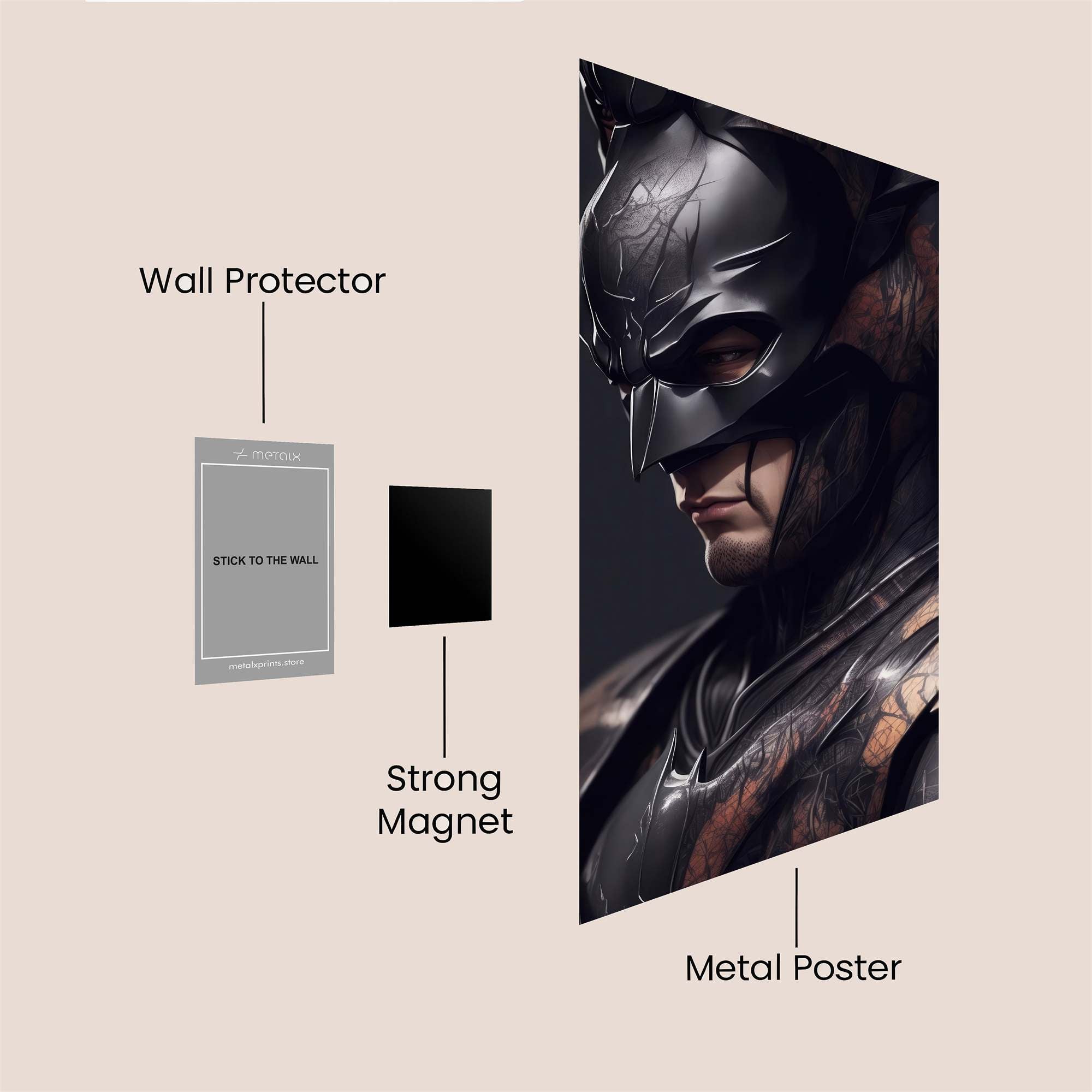 Batman Regal Safe Wall Magnetic / M