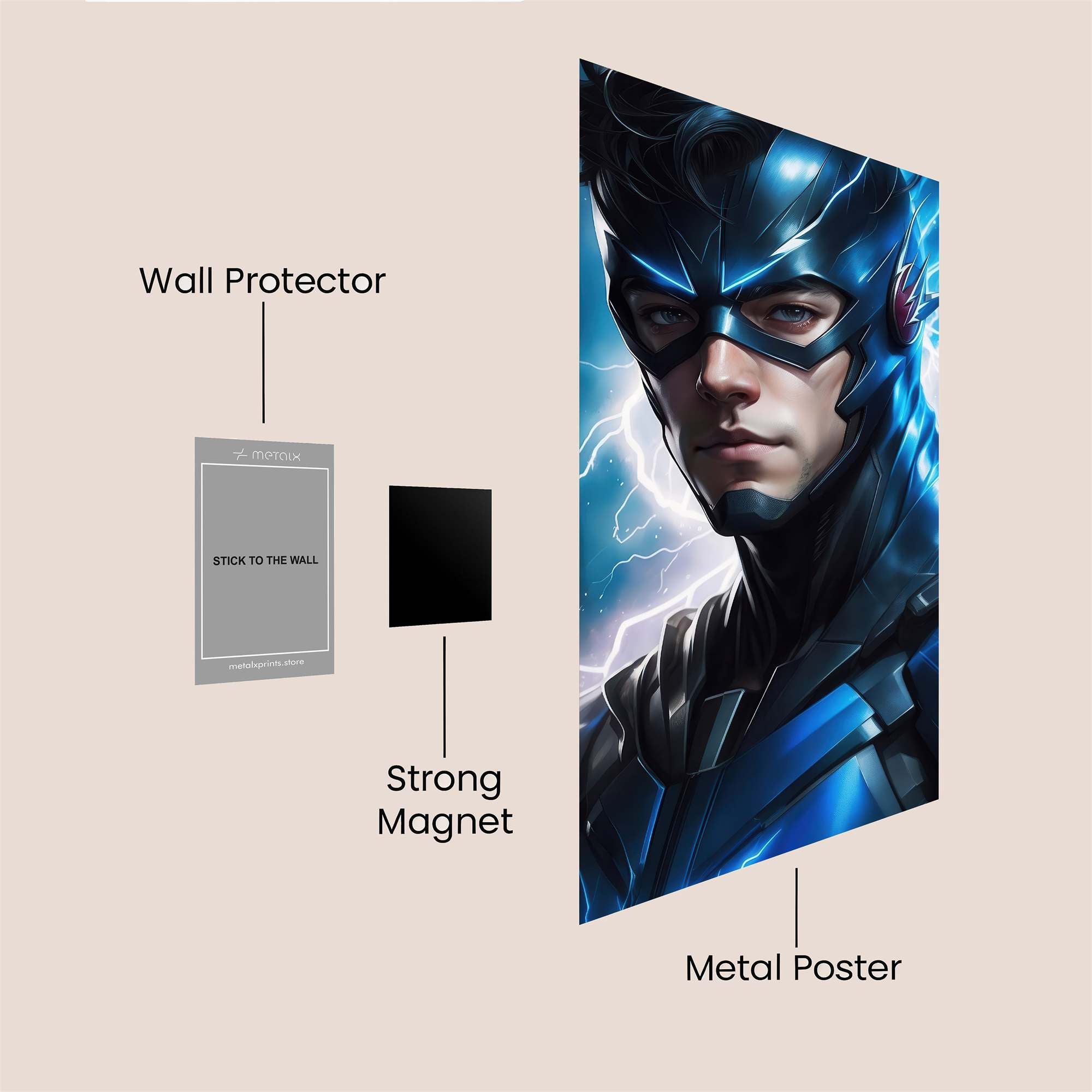 Flash Electrifying Safe Wall Magnetic / M
