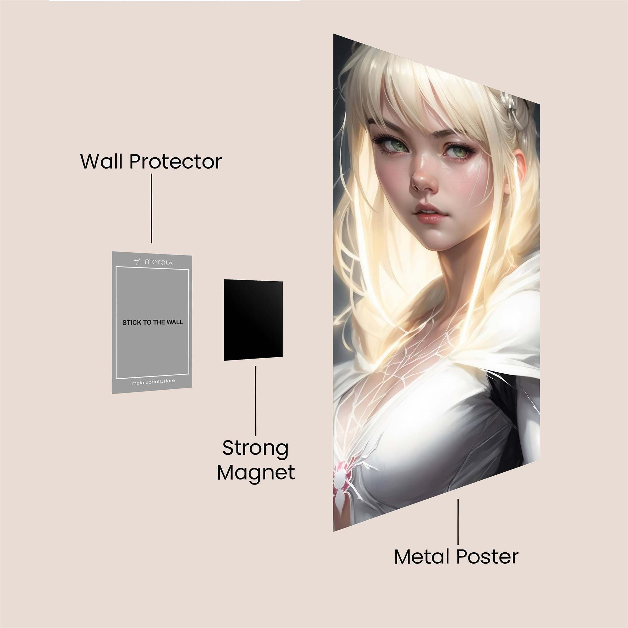 Gwen Enigmatic Safe Wall Magnetic / M