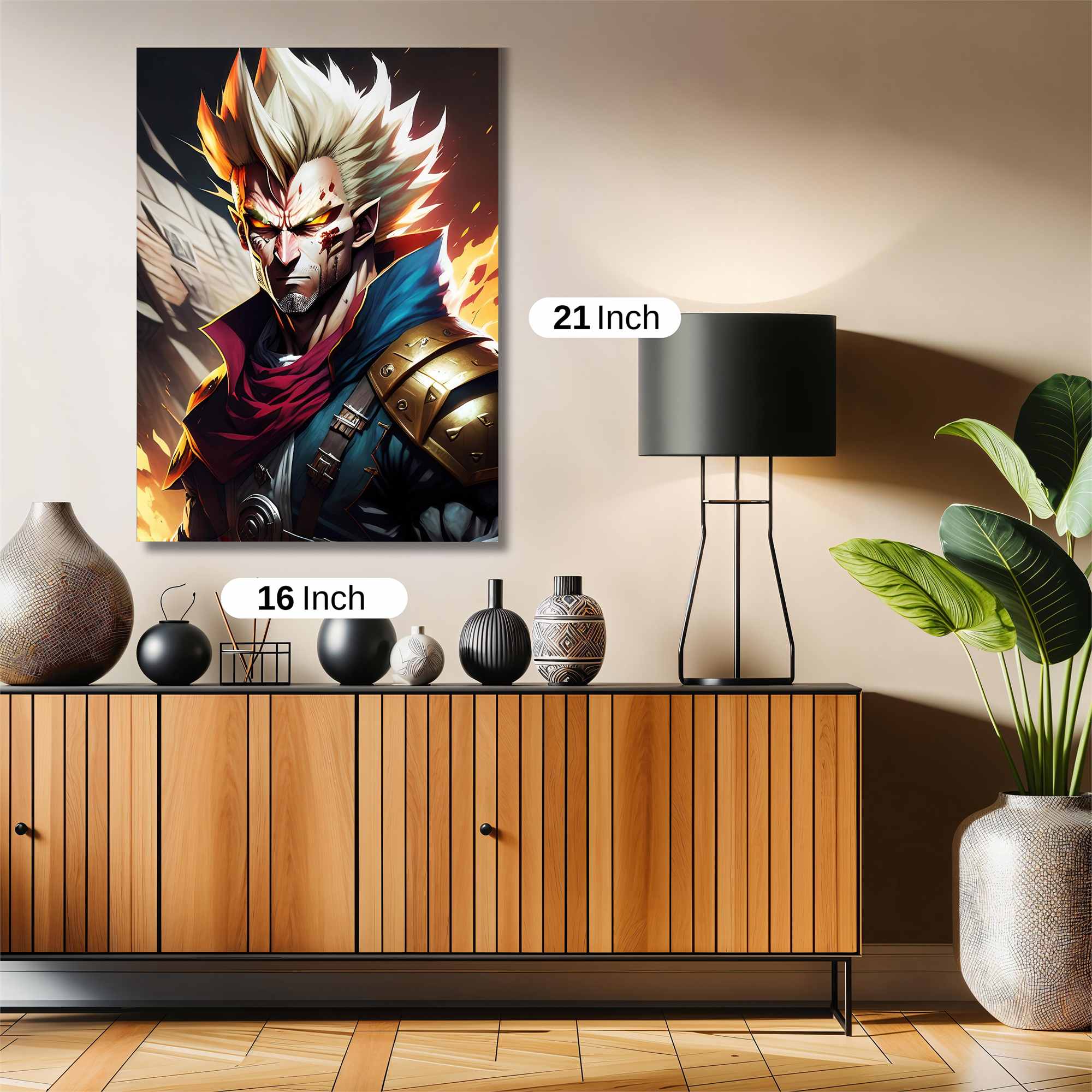 Flame Warrior Safe Wall Magnetic / M