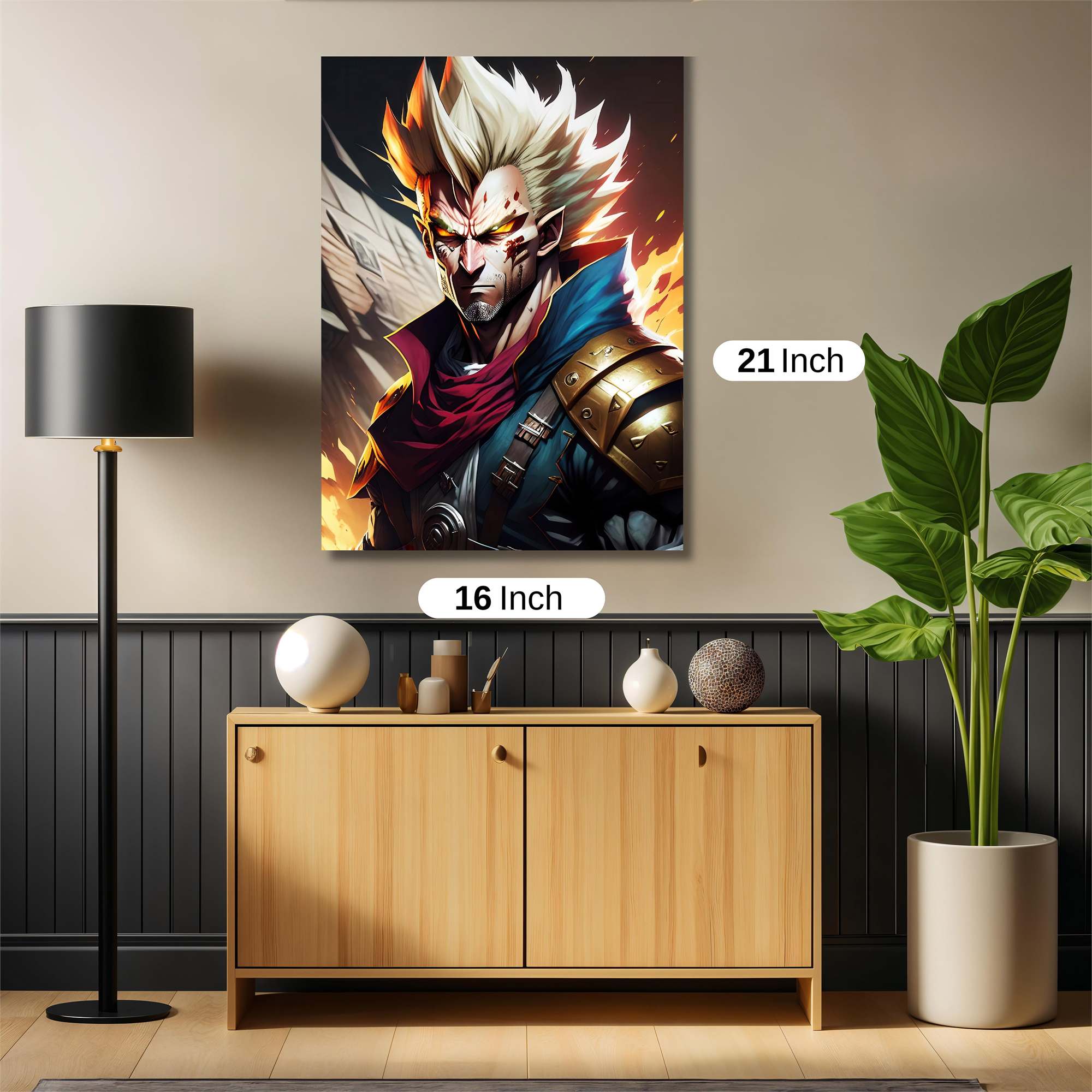 Flame Warrior Safe Wall Magnetic / M