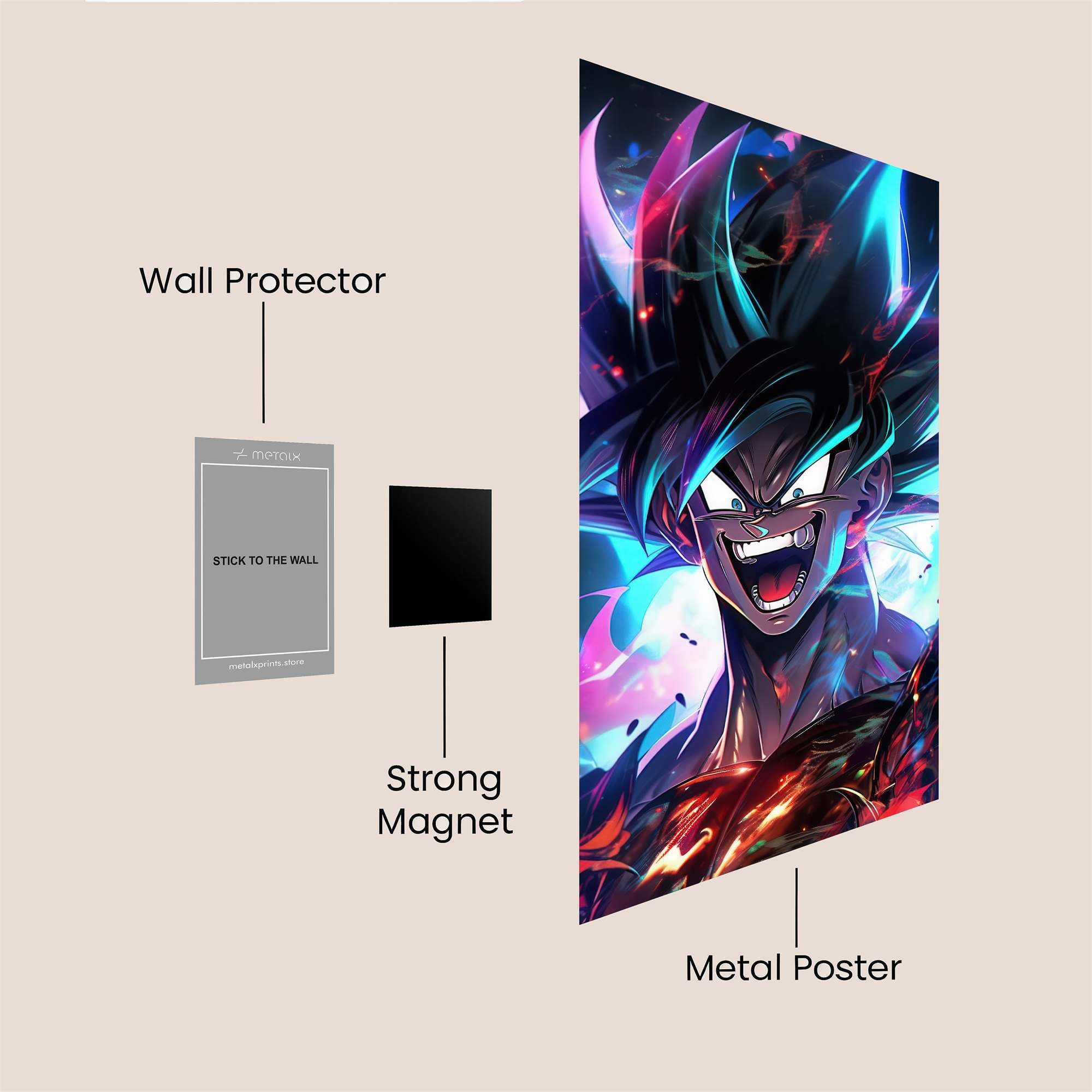 Goku Radiant Safe Wall Magnetic / M