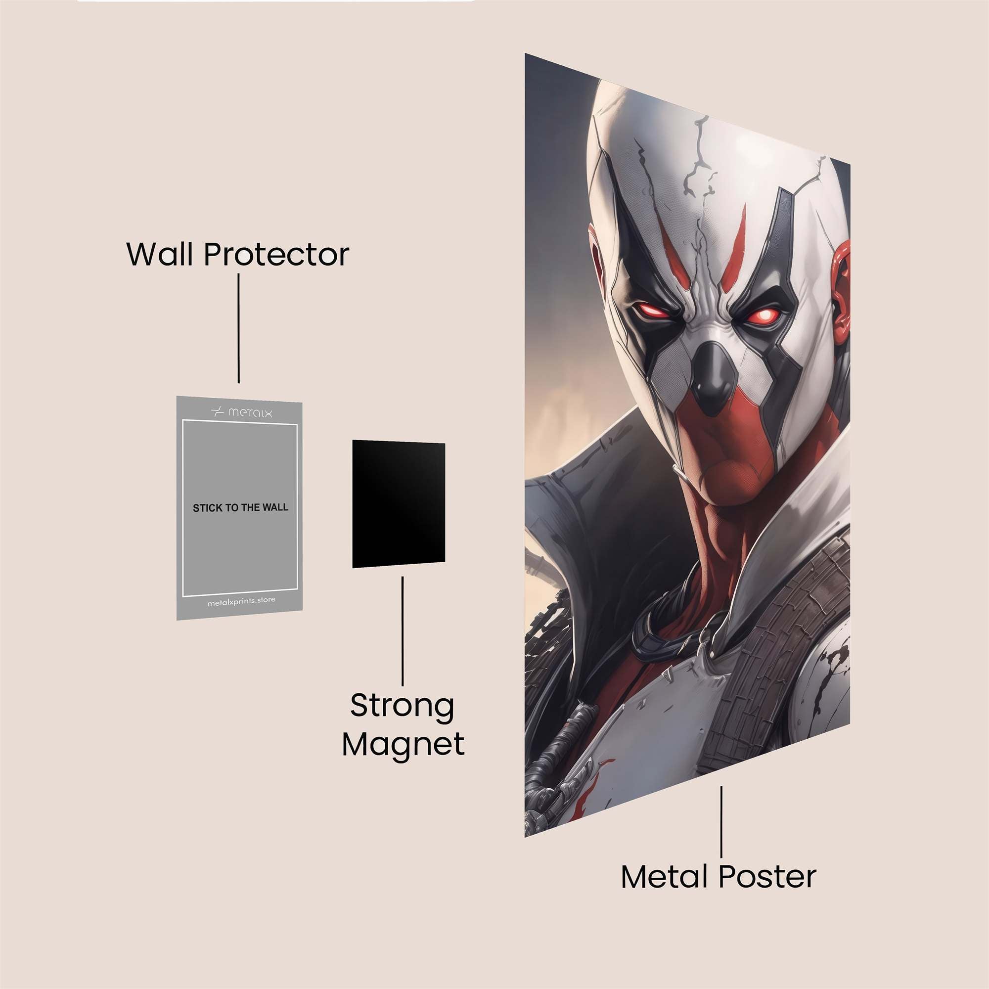 Deadpool Sinister Safe Wall Magnetic / M