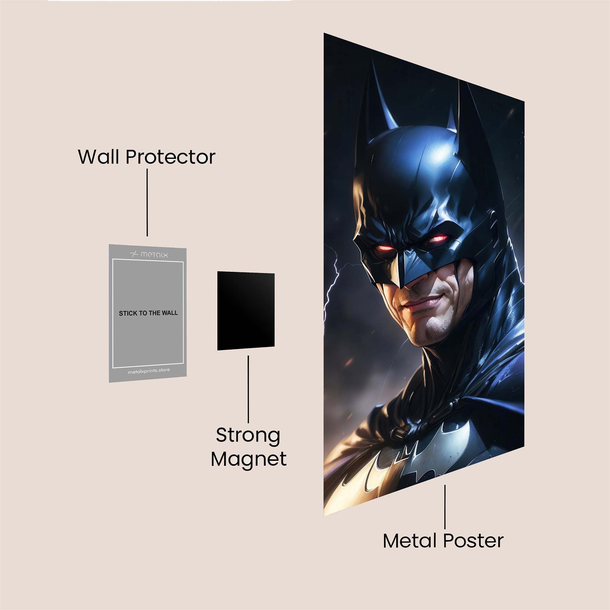 Batman Storm Safe Wall Magnetic / M