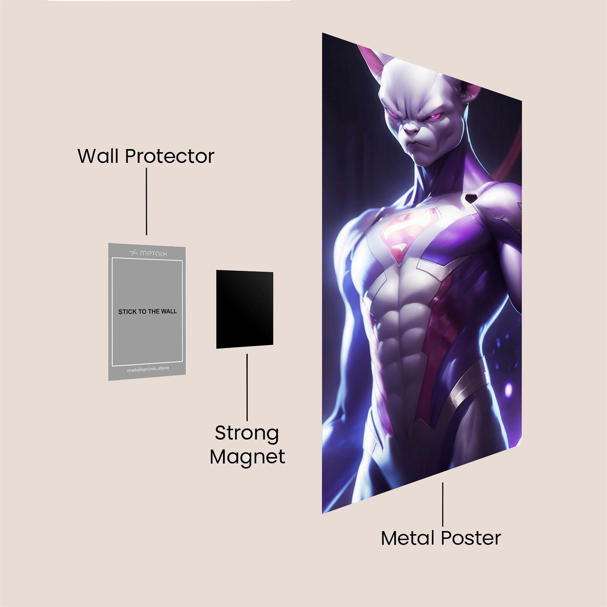 Cell Menace Safe Wall Magnetic / M