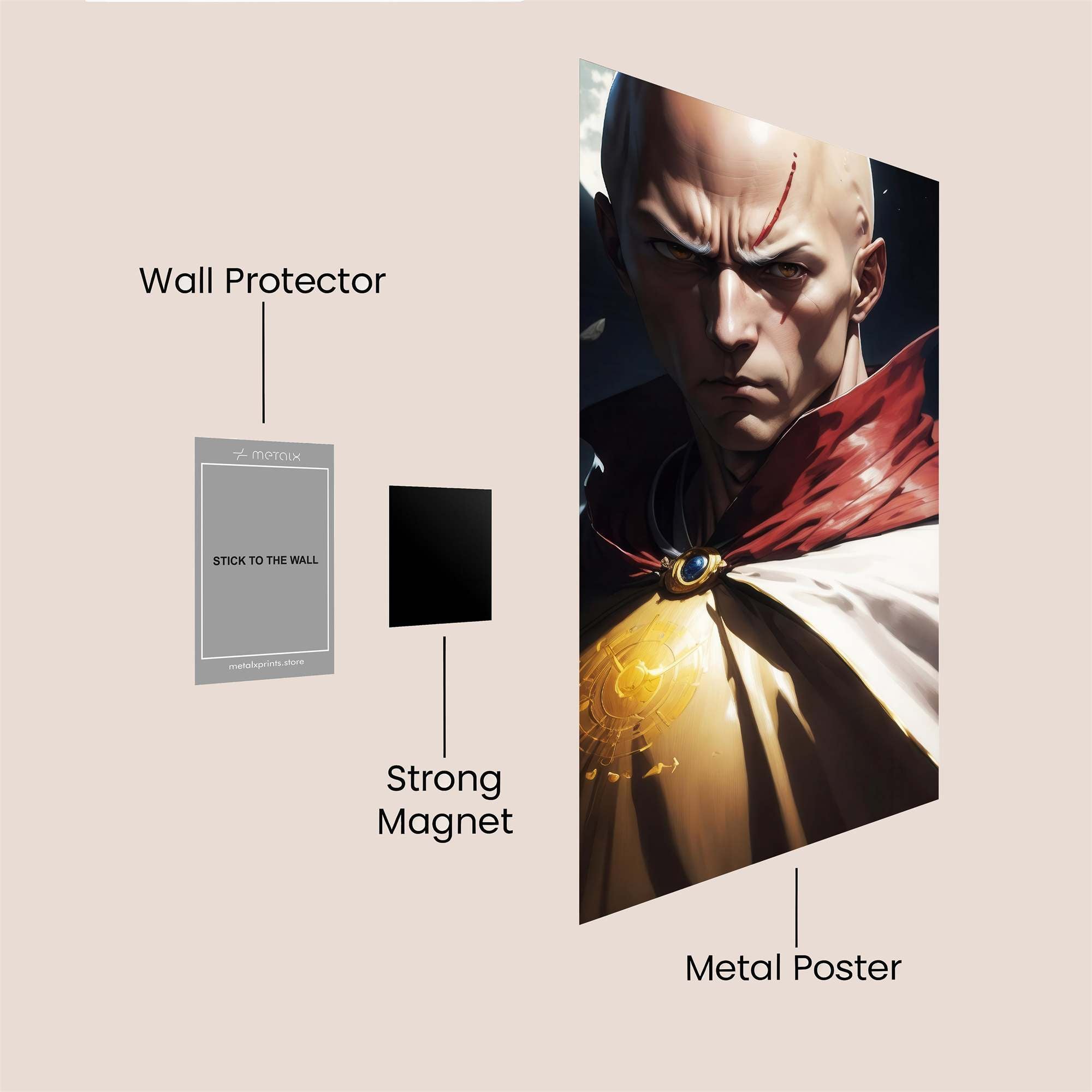 Doctor Doom Safe Wall Magnetic / M