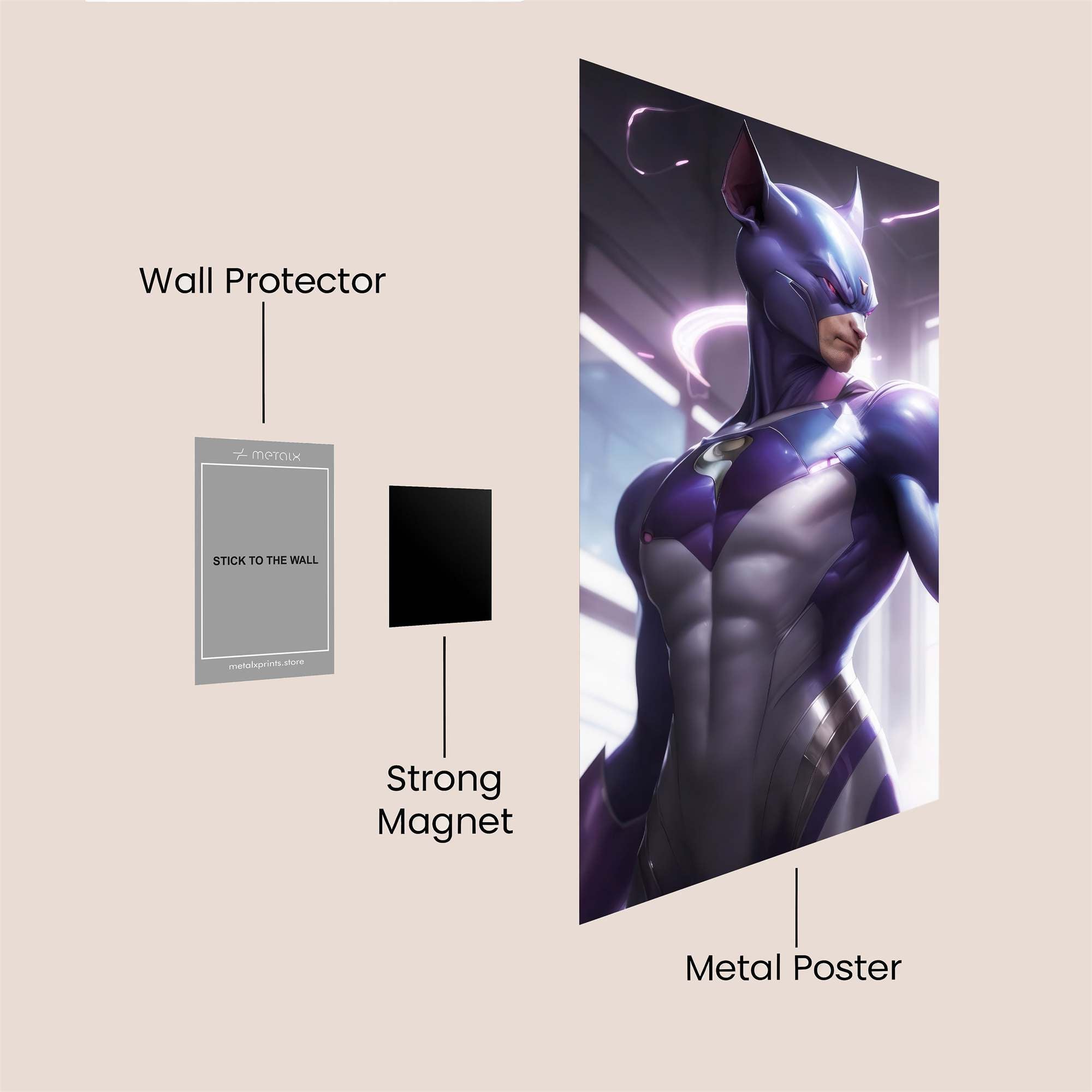 Batman Regal Safe Wall Magnetic / M