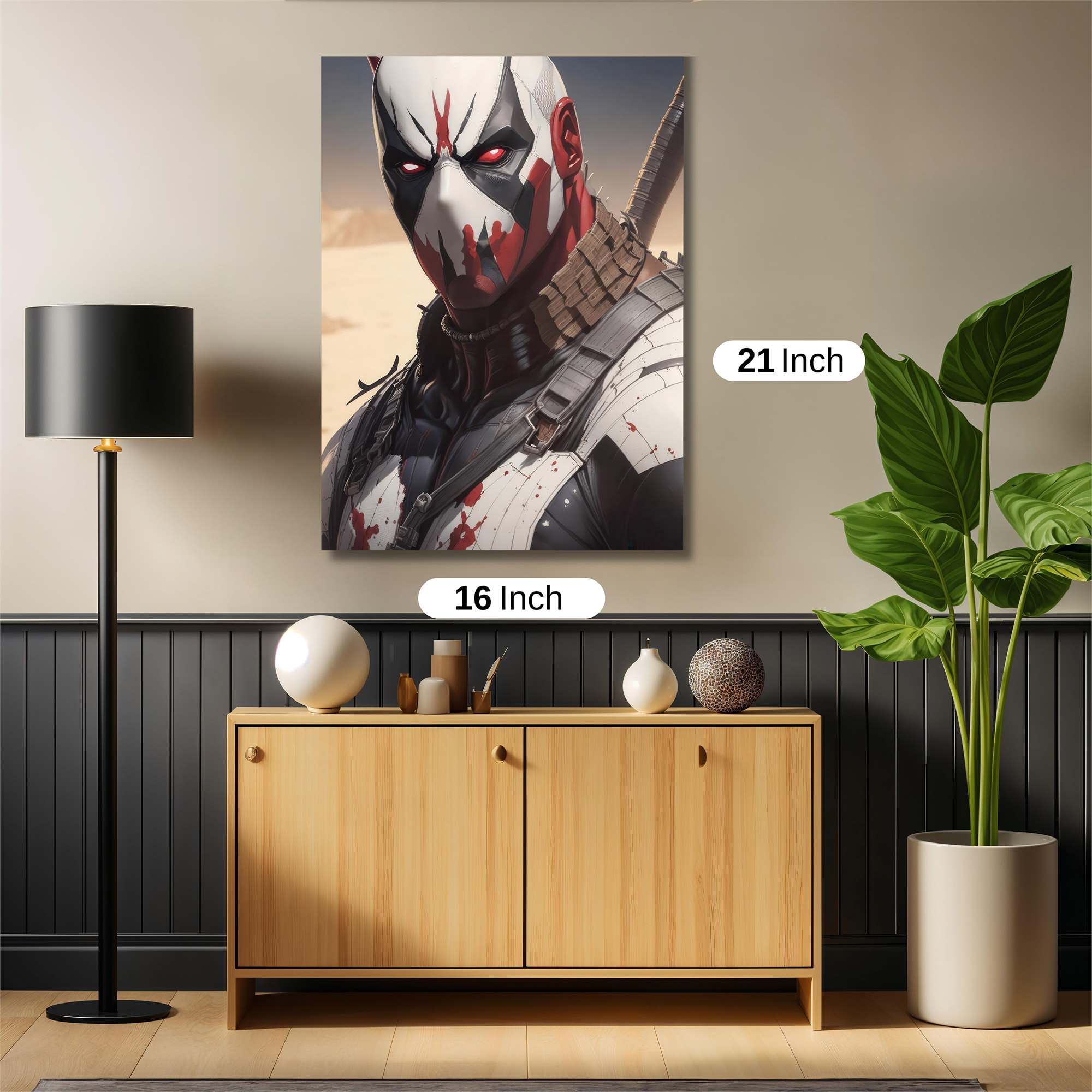 Deadpool Menace Safe Wall Magnetic / M