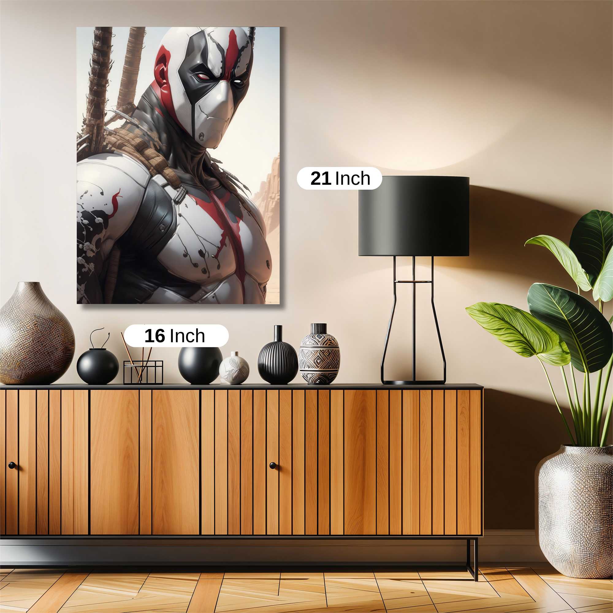 Deadpool Menacing Safe Wall Magnetic / M