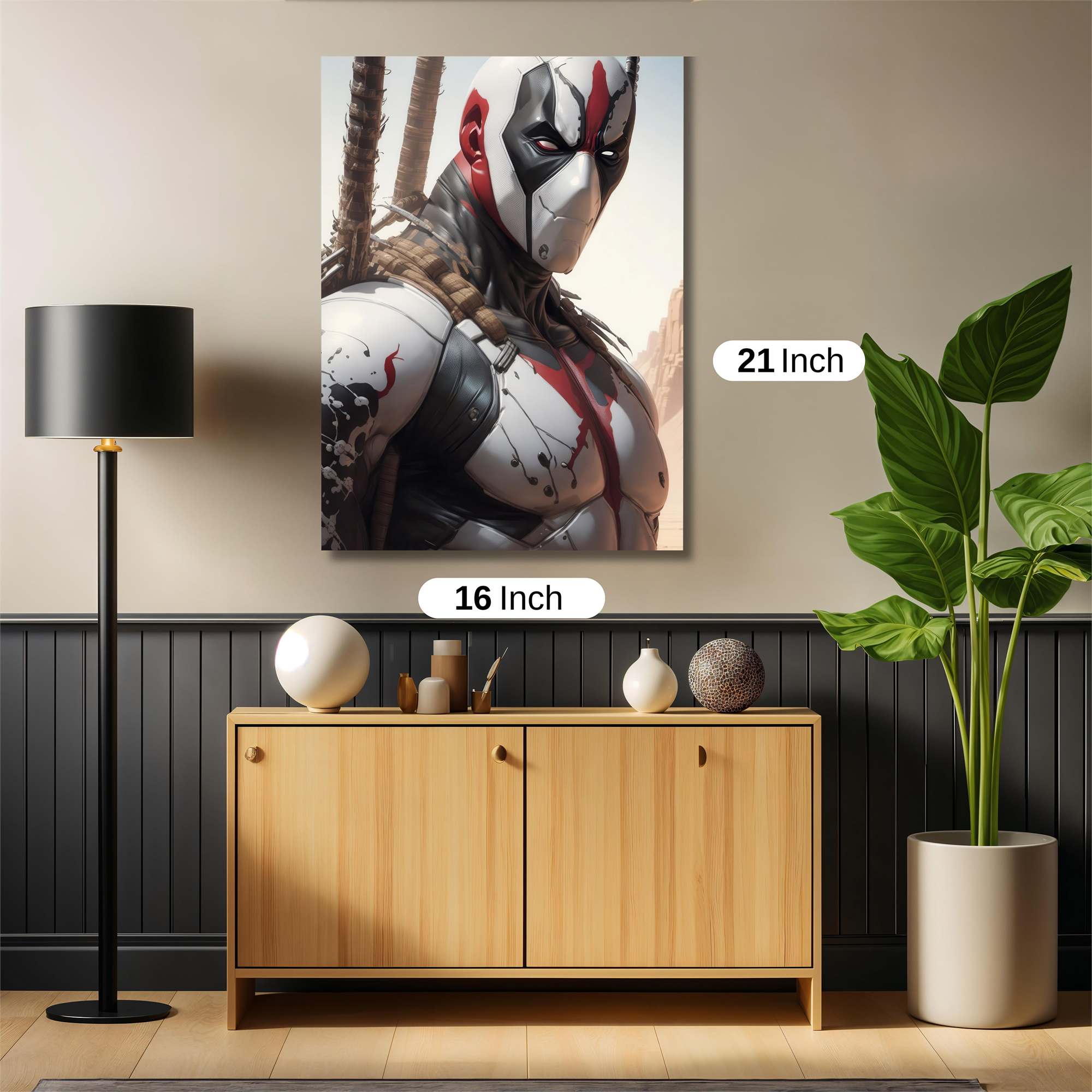 Deadpool Menacing Safe Wall Magnetic / M