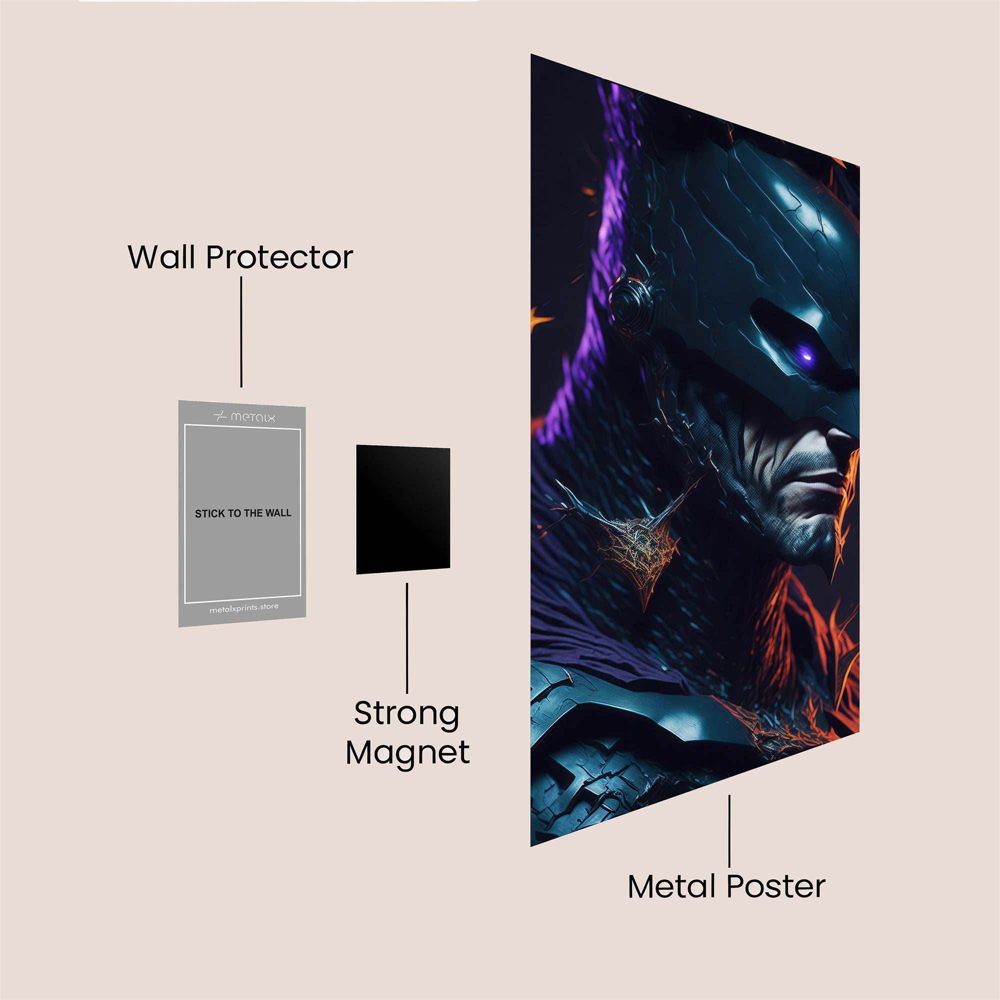 Batman Sinister Safe Wall Magnetic / M
