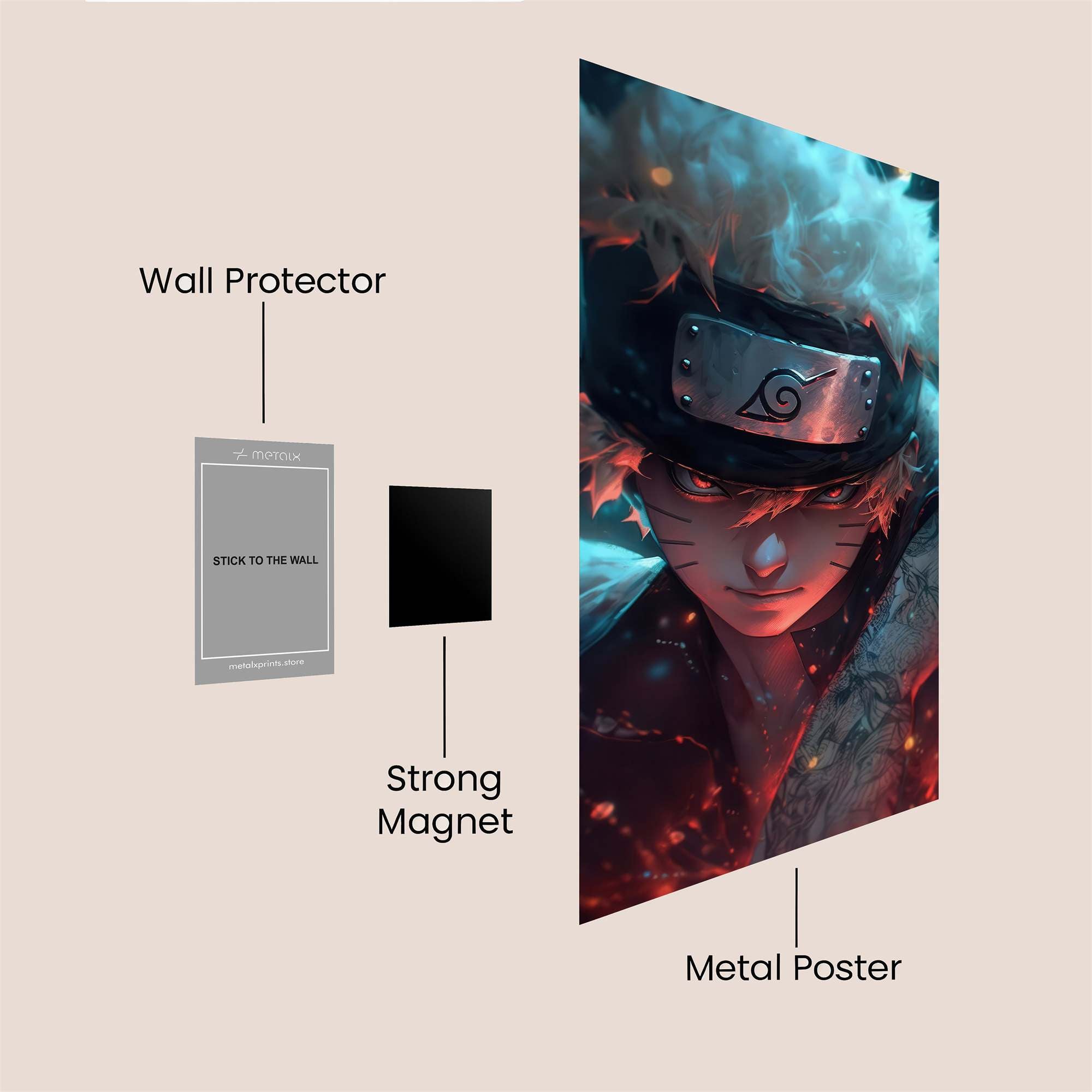 Naruto Blaze Safe Wall Magnetic / M
