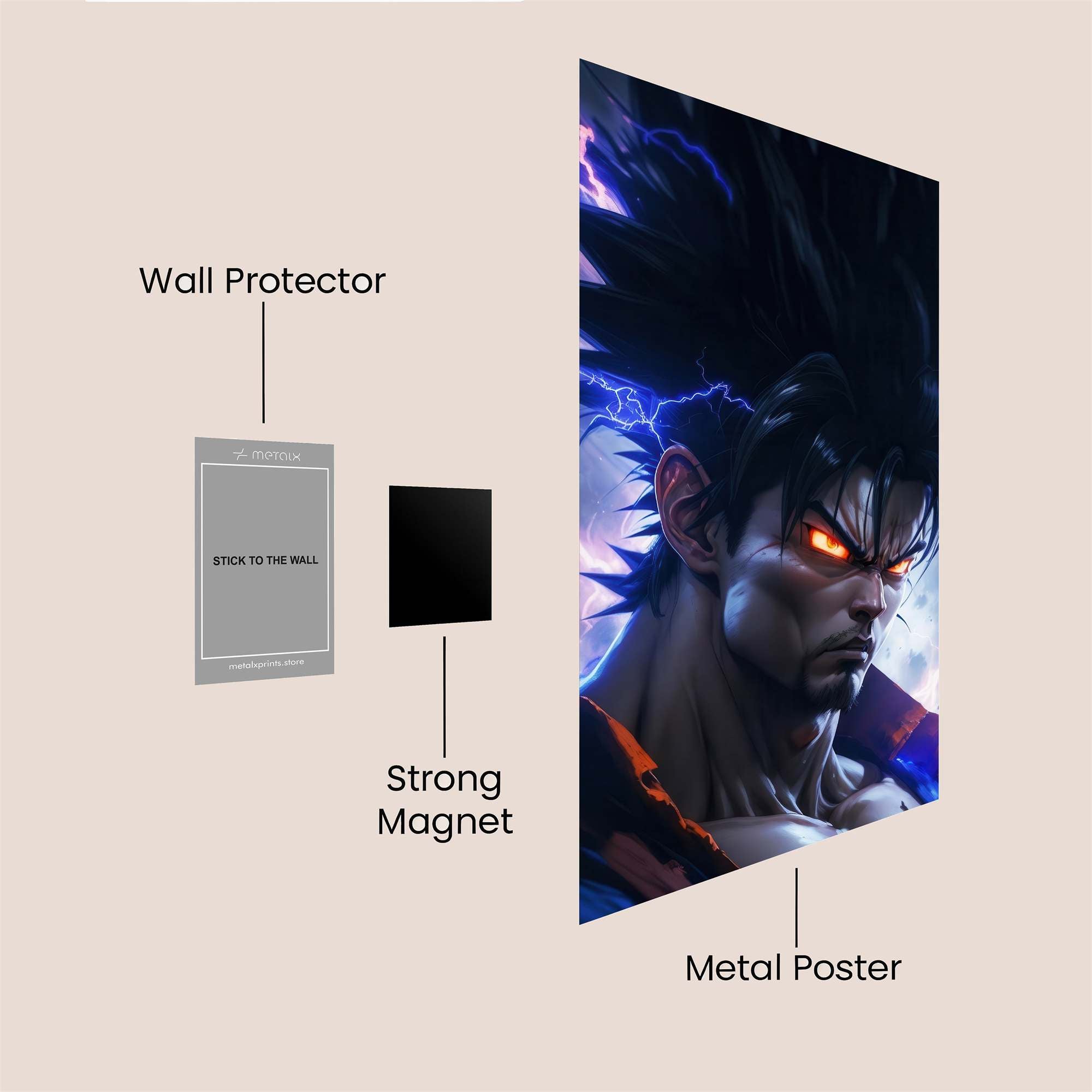 Broly Tempest Safe Wall Magnetic / M