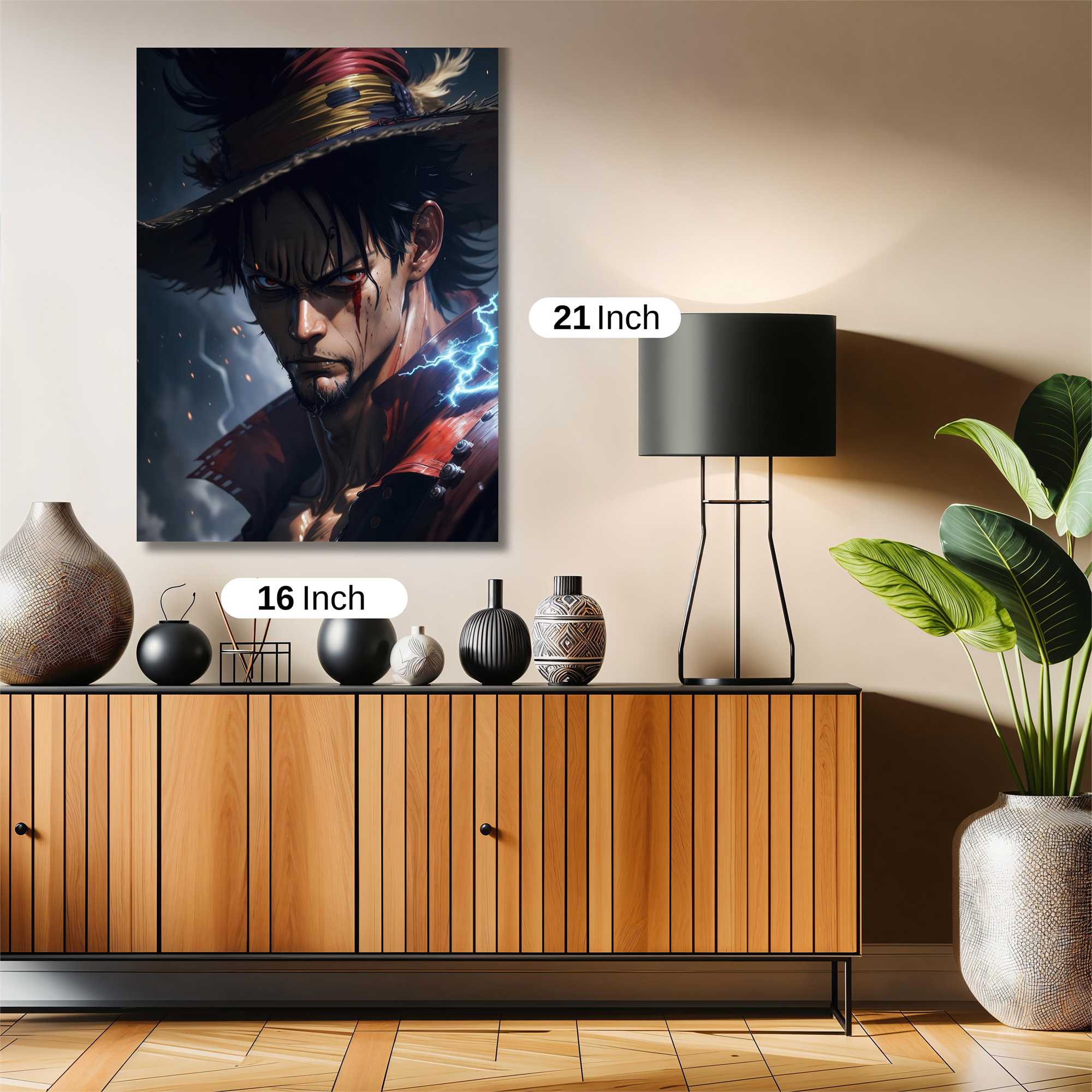 Luffy Thunderous Safe Wall Magnetic / M