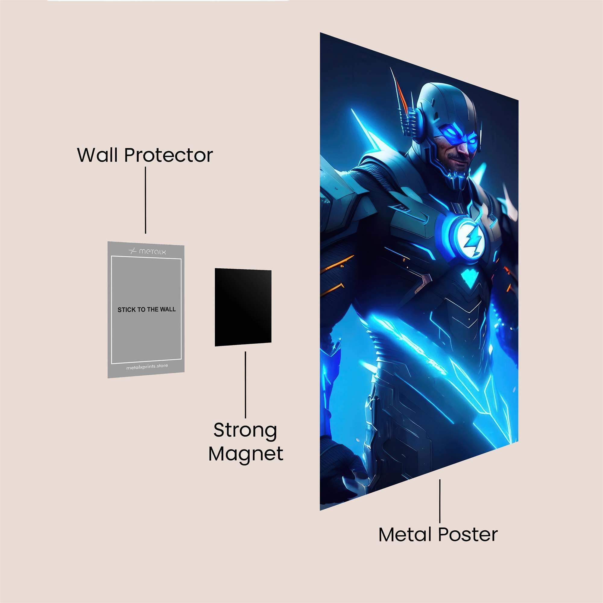 Flash Radiant Safe Wall Magnetic / M