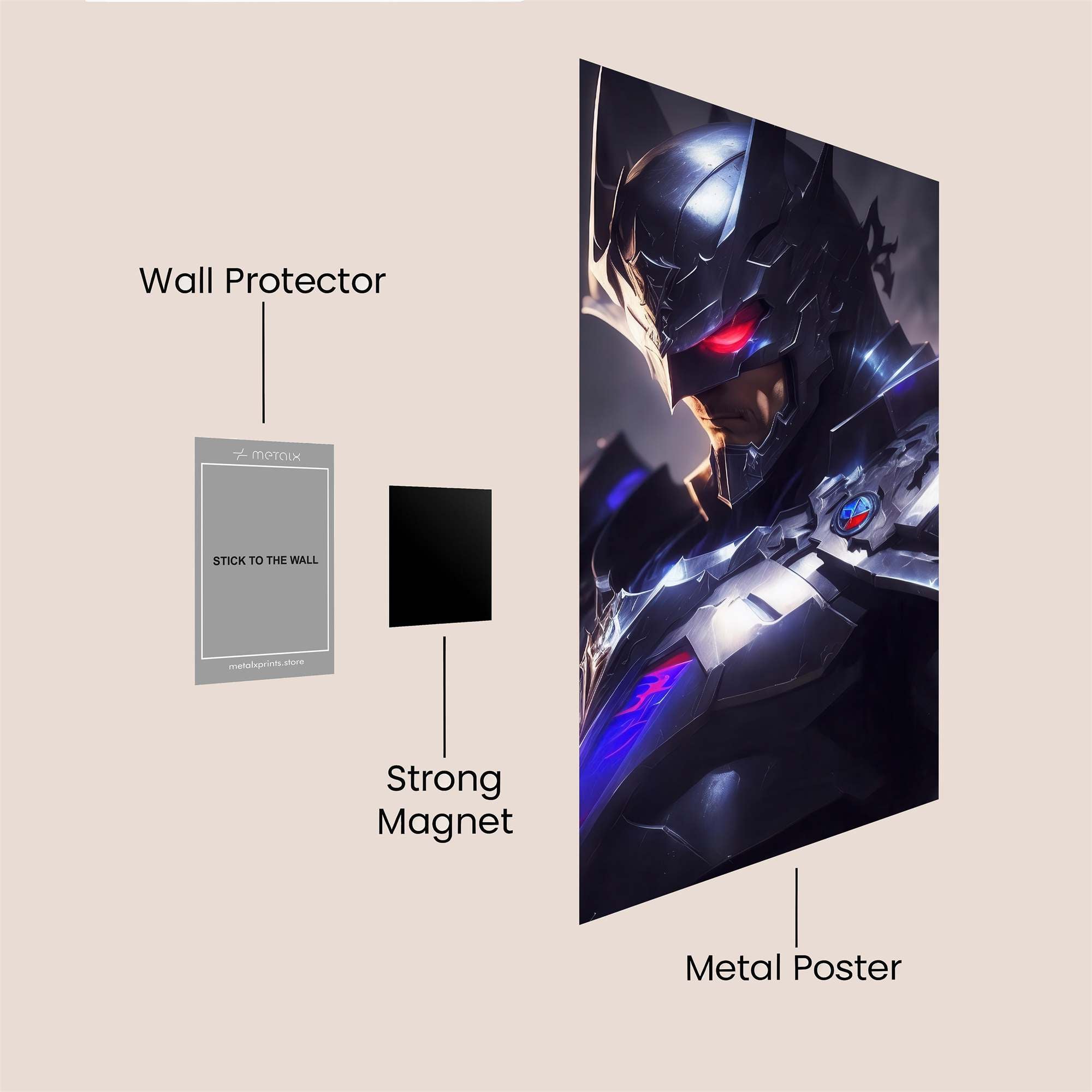 Dusk Warrior Safe Wall Magnetic / M