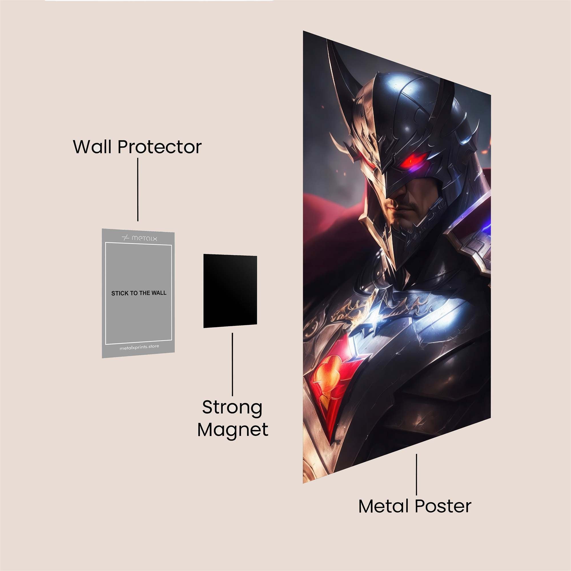 Darth Fierce Safe Wall Magnetic / M