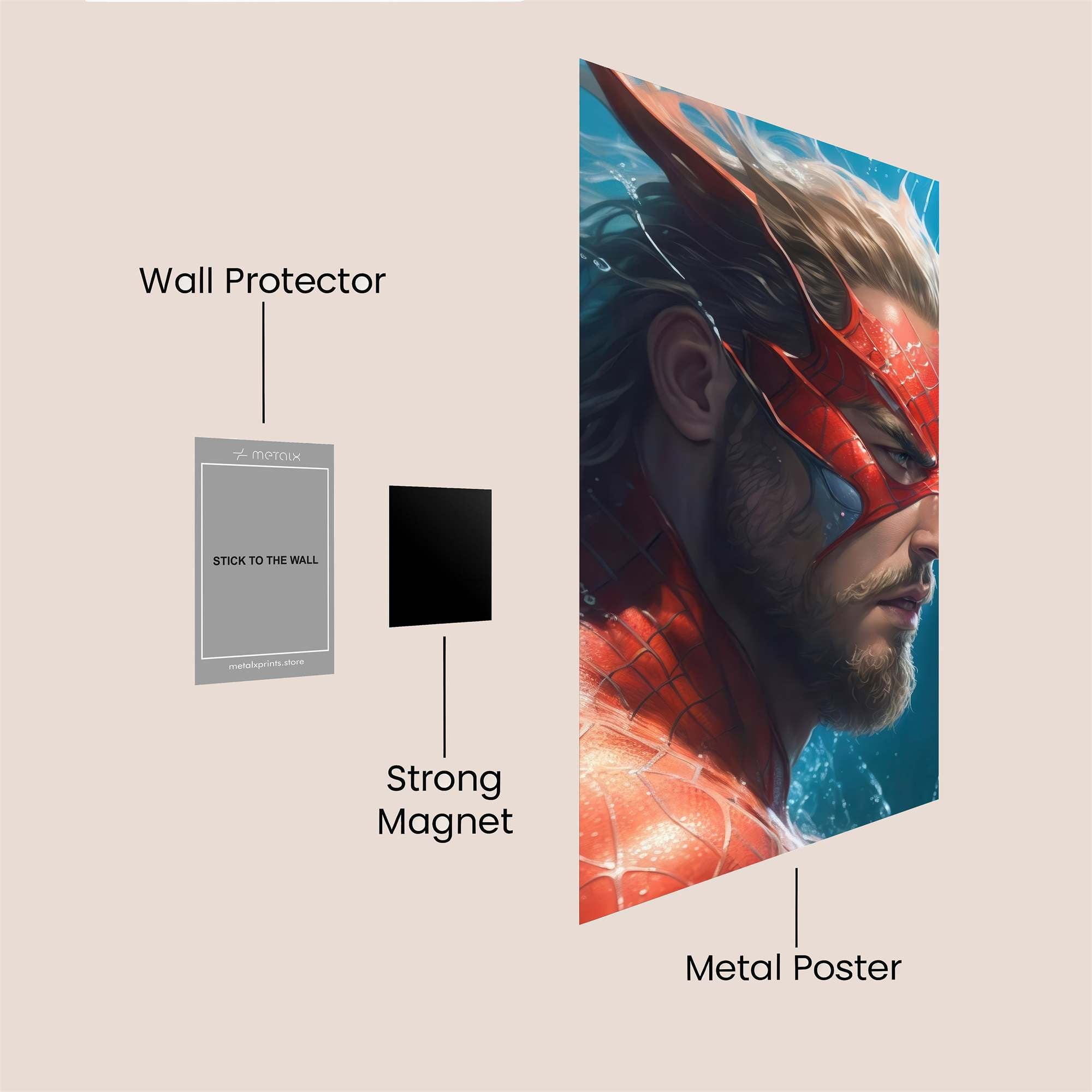 AquaFury Safe Wall Magnetic / M