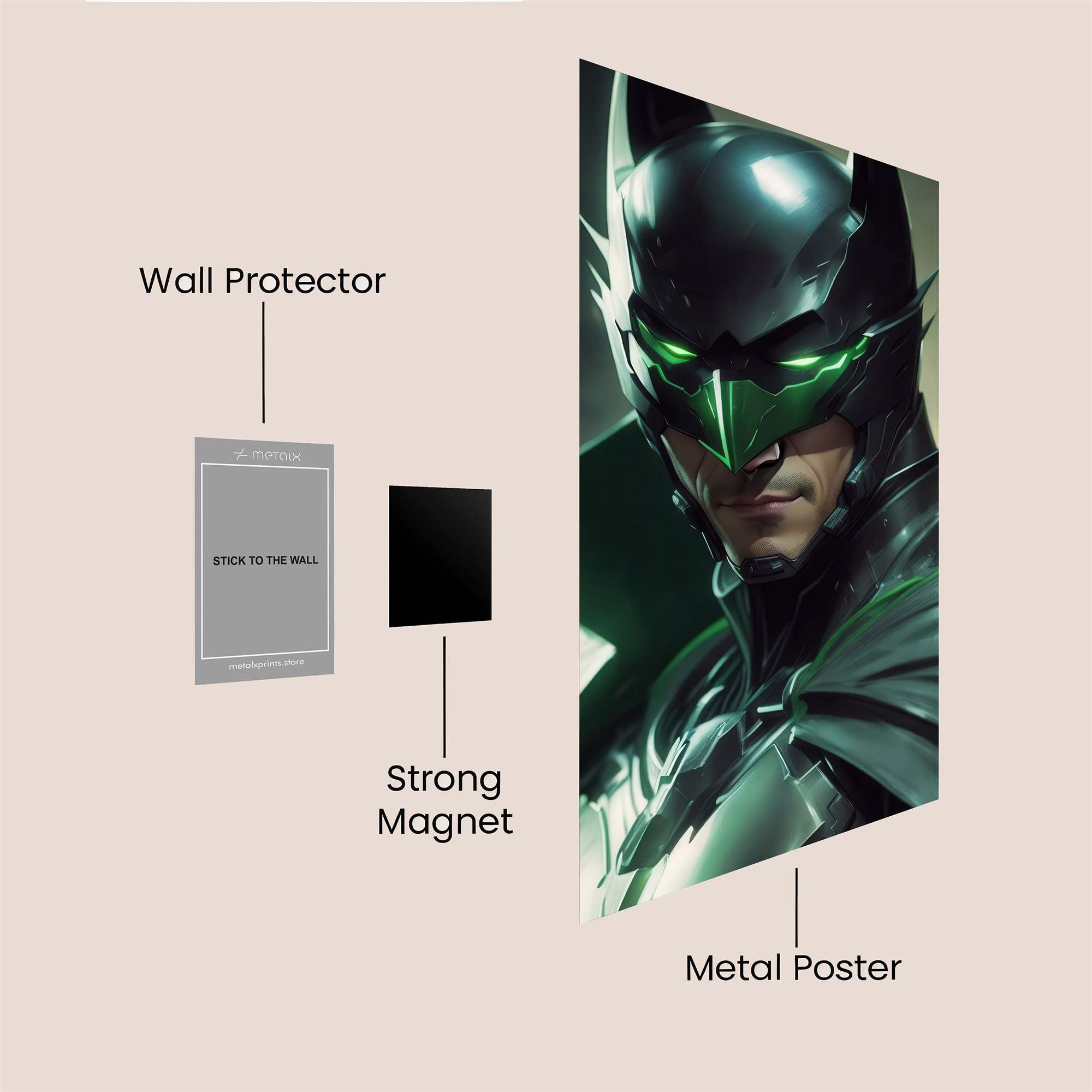 Batman Enigmatic Safe Wall Magnetic / M