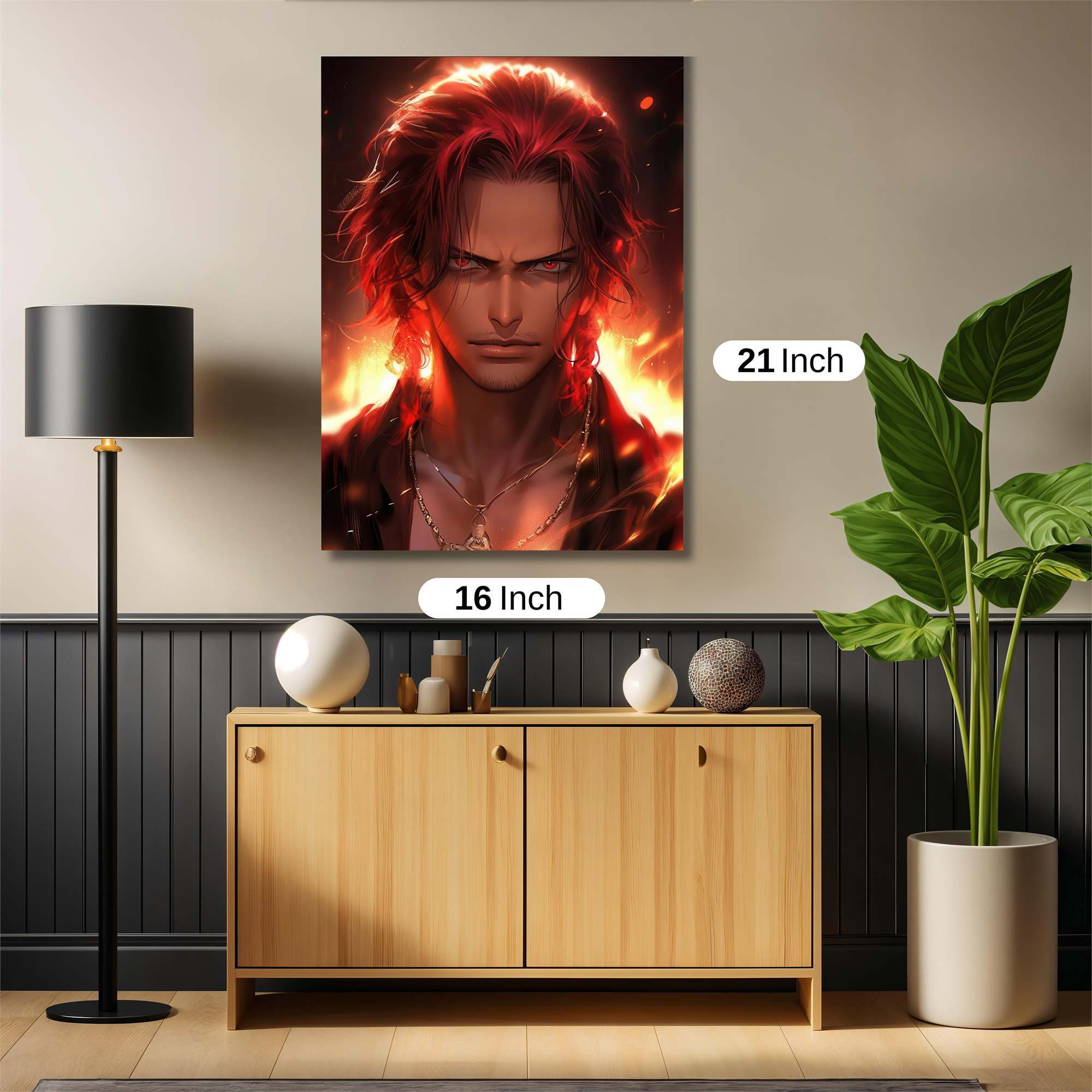 Flame Wrath Safe Wall Magnetic / M