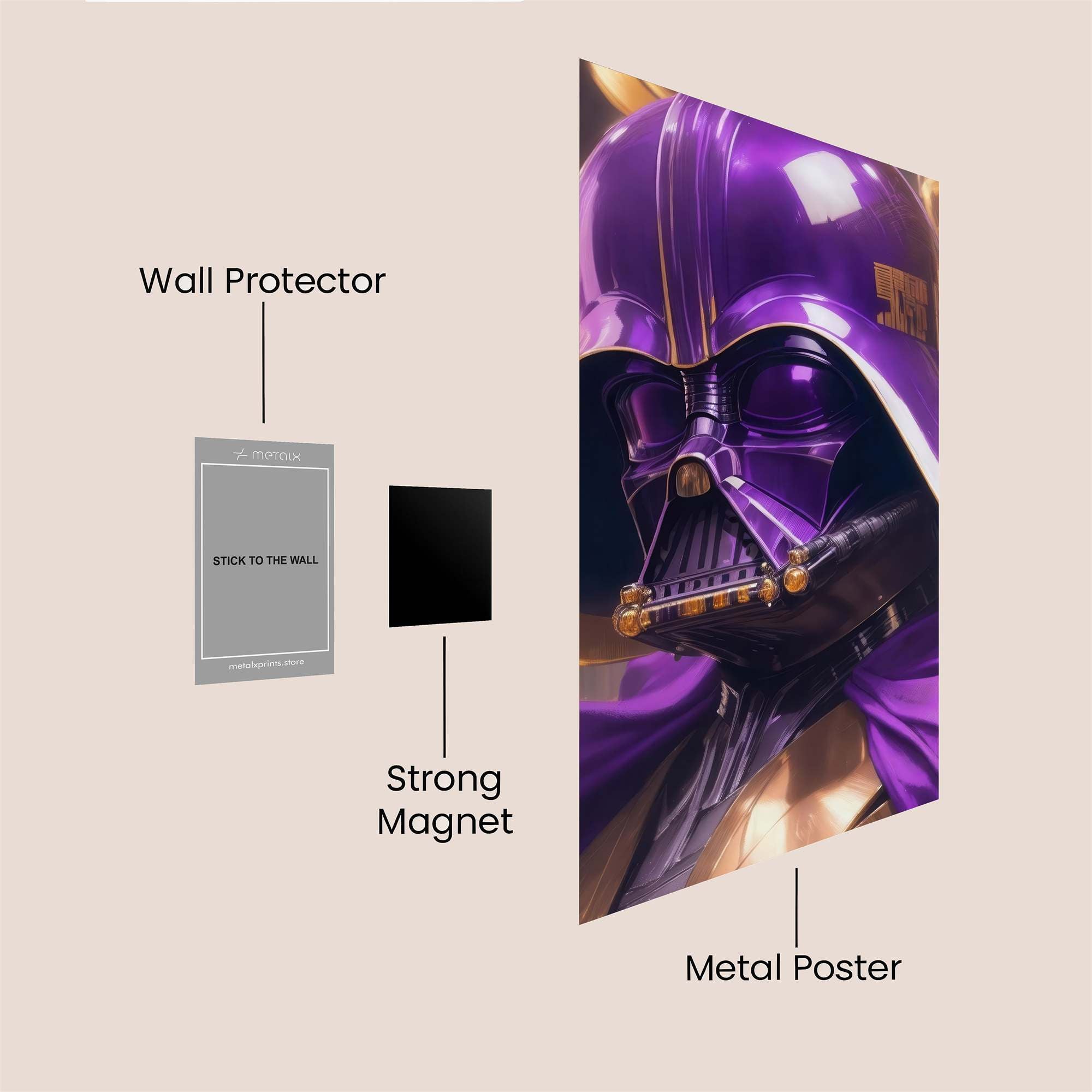 Vader Regal Safe Wall Magnetic / M