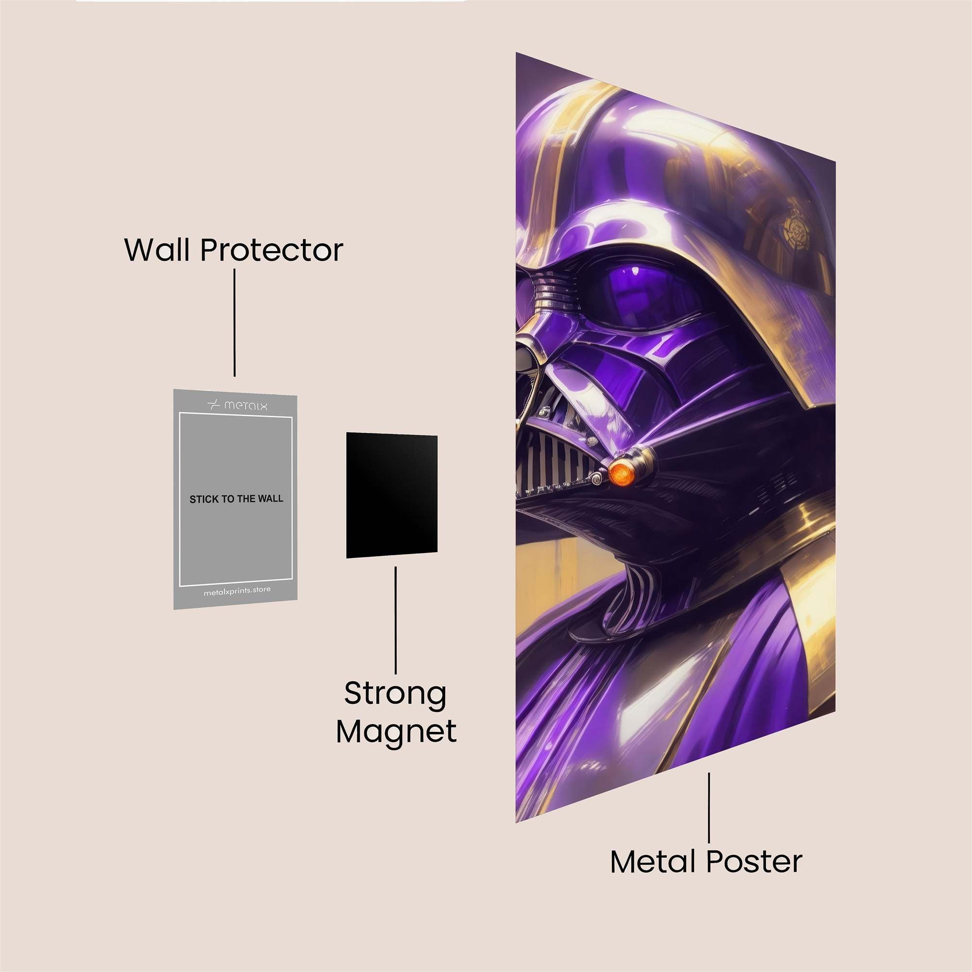 Vader Regal Safe Wall Magnetic / M