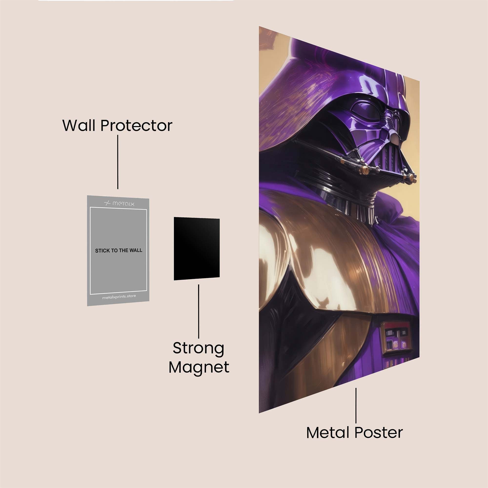 Vader Regal Safe Wall Magnetic / M