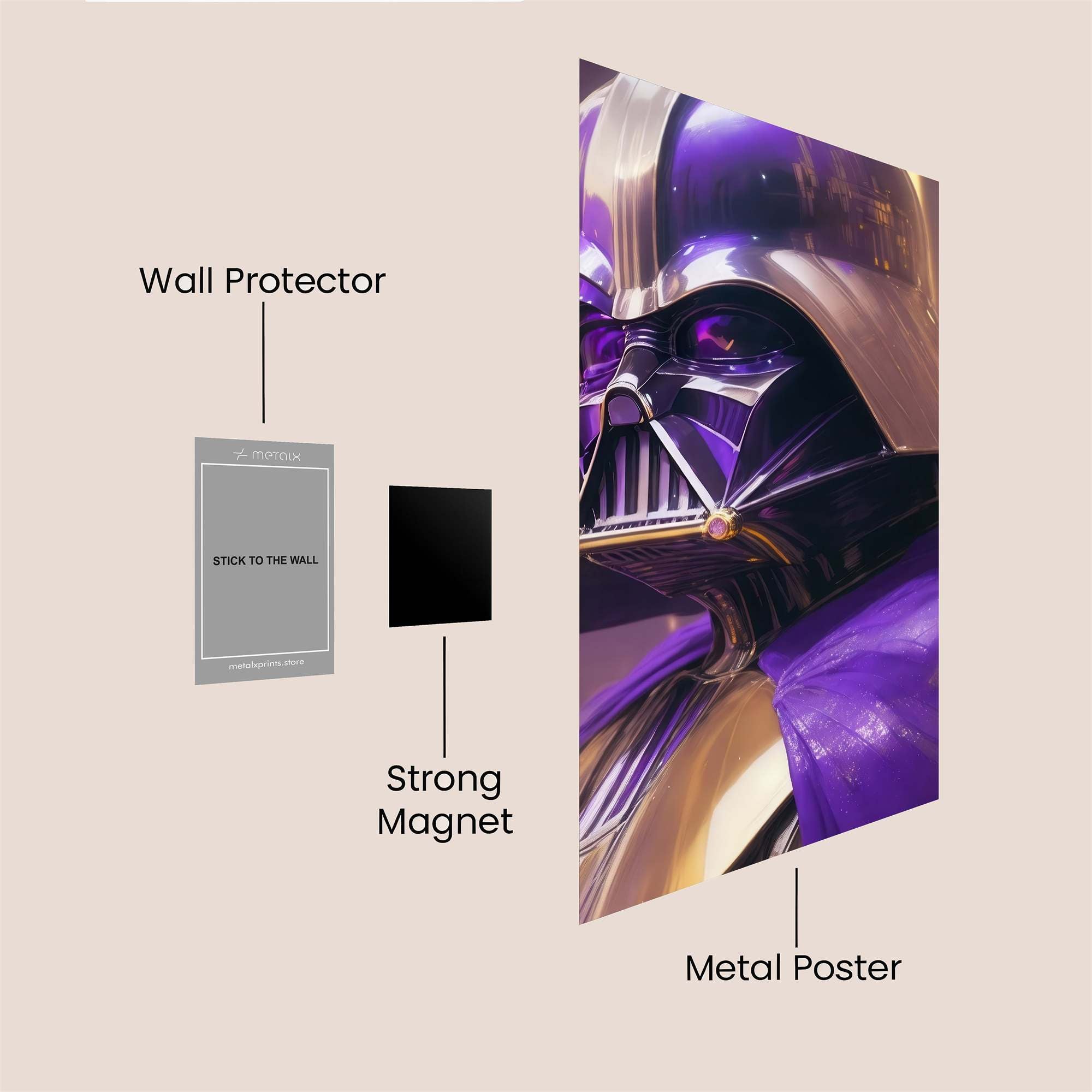 Vader Regal Safe Wall Magnetic / M