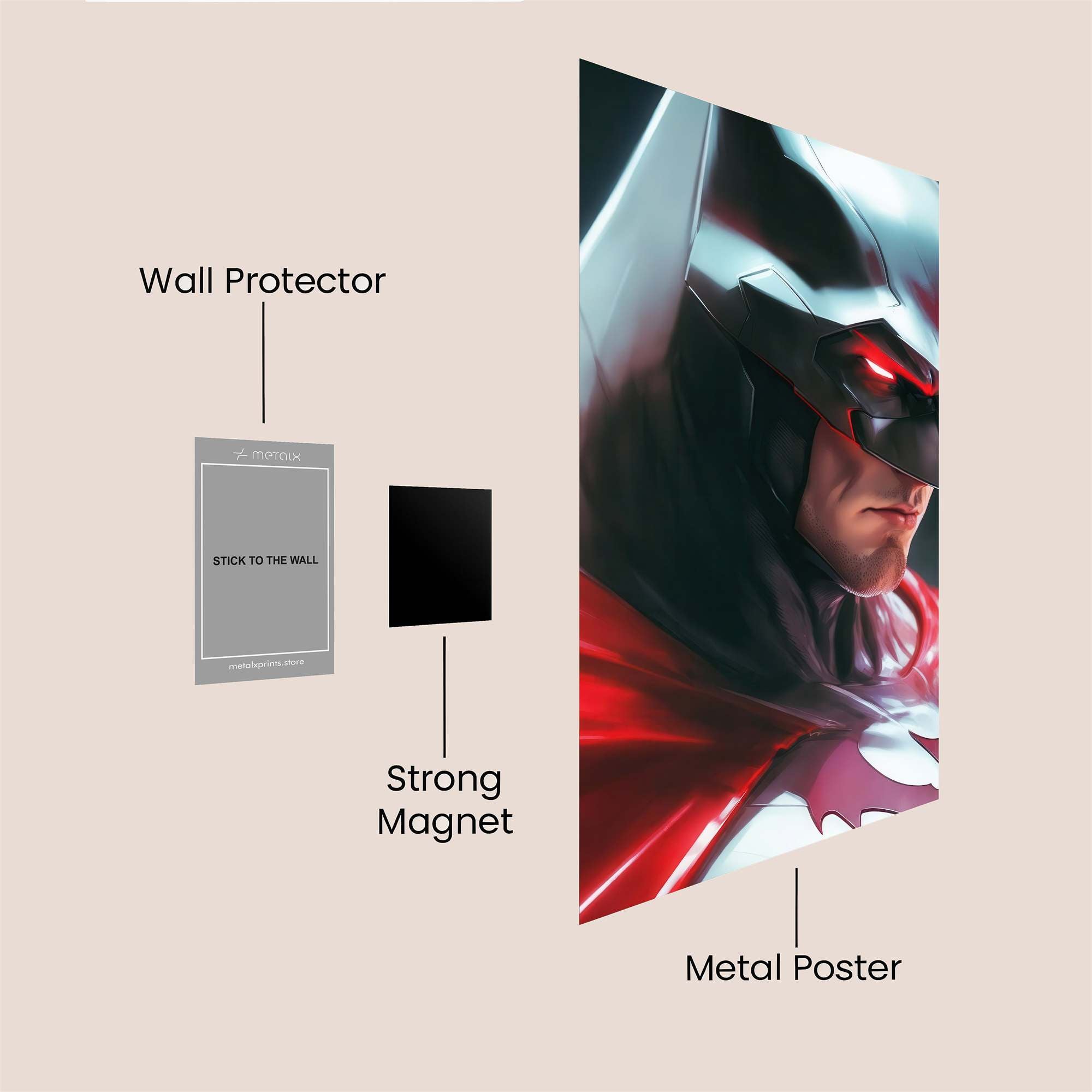 Batman Intense Safe Wall Magnetic / M