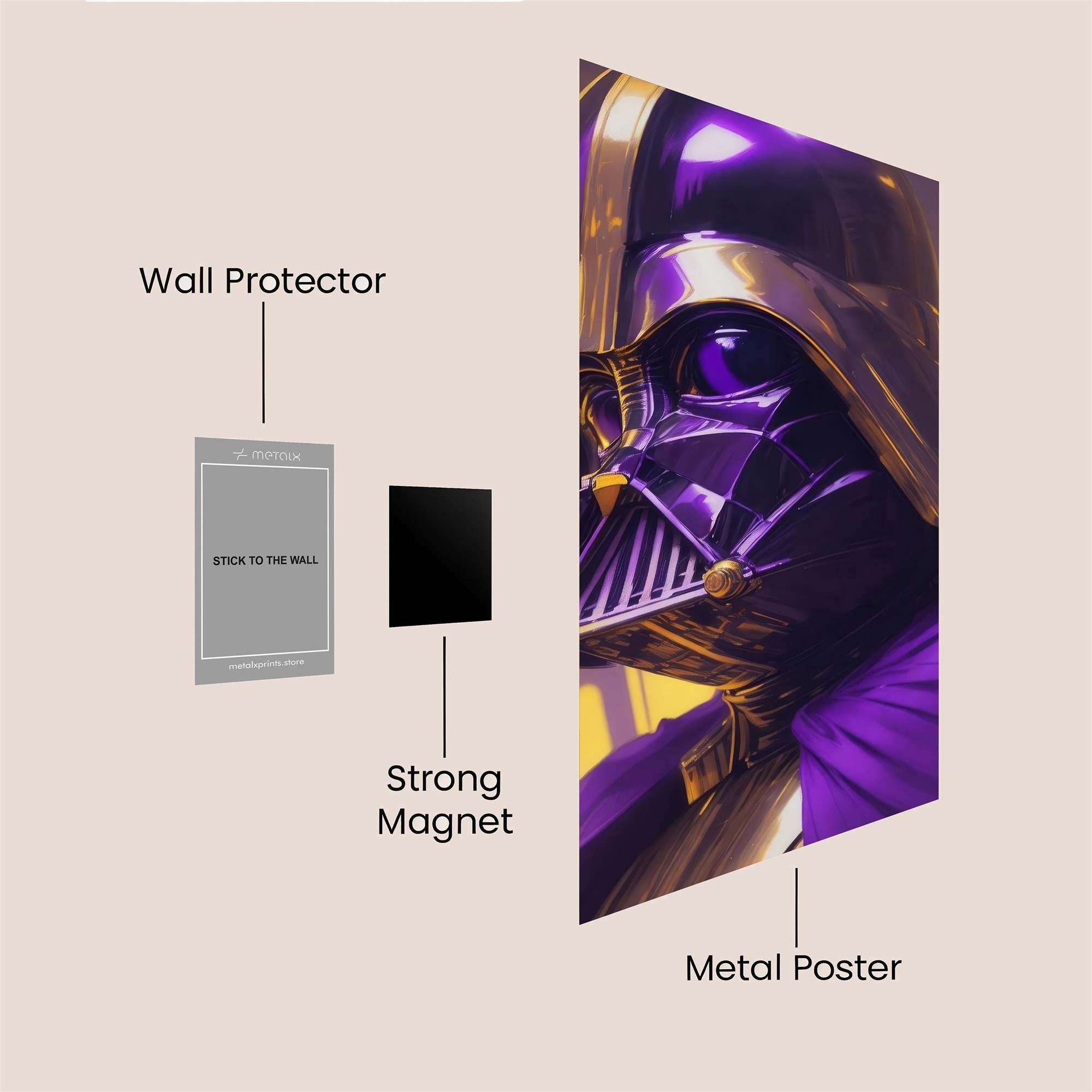 Vader Eerie Safe Wall Magnetic / M