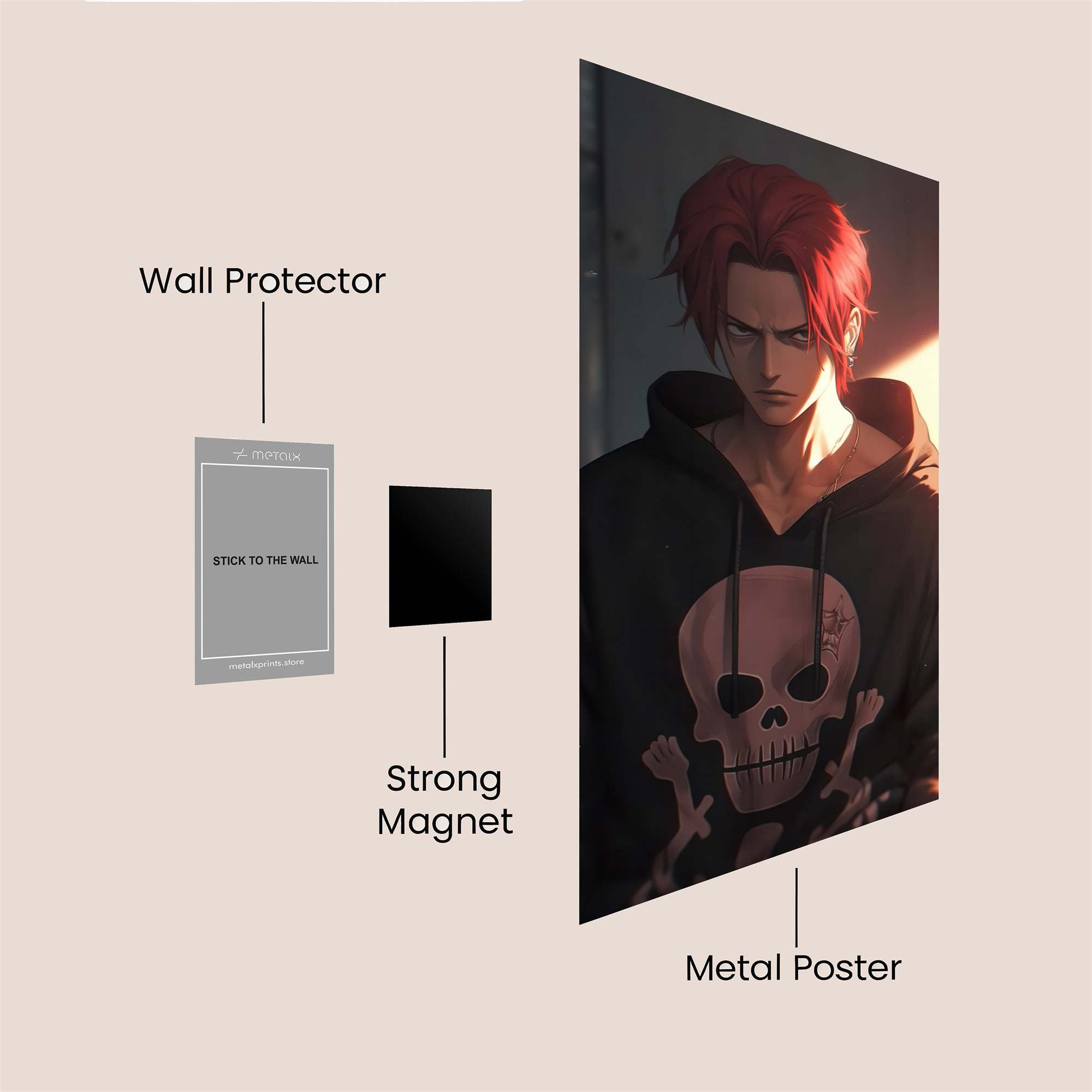 Rebel Glow Safe Wall Magnetic / M