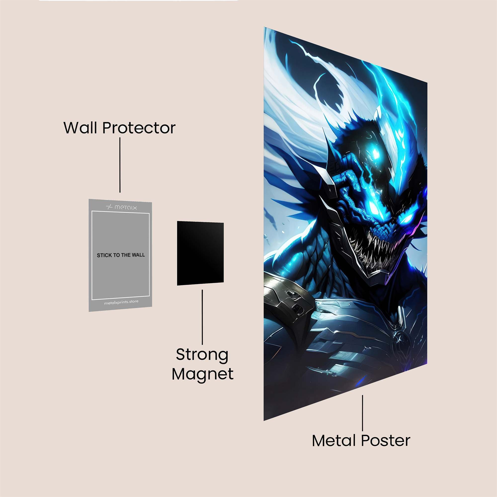 Demon Fury Safe Wall Magnetic / M