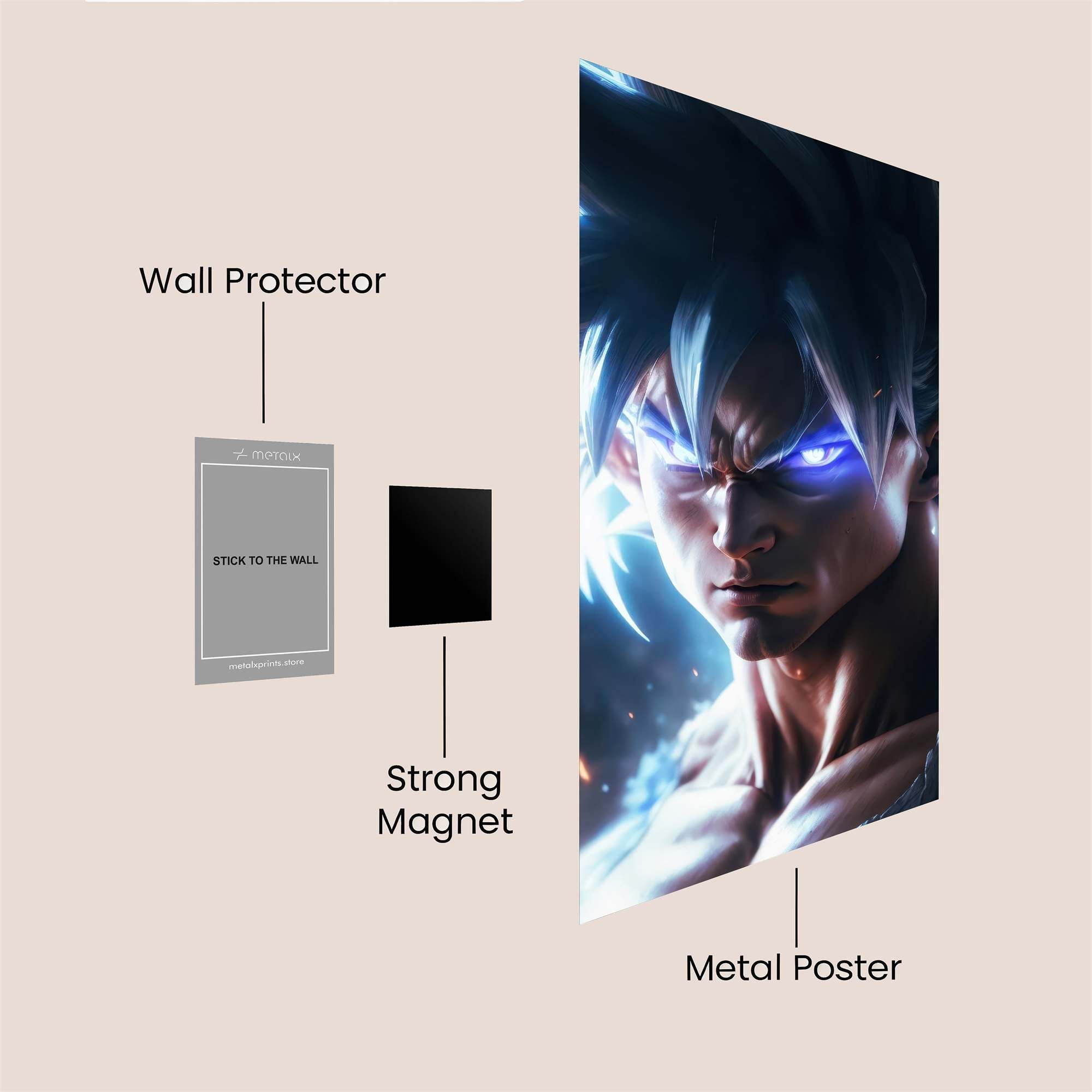 Goku Radiance Safe Wall Magnetic / M