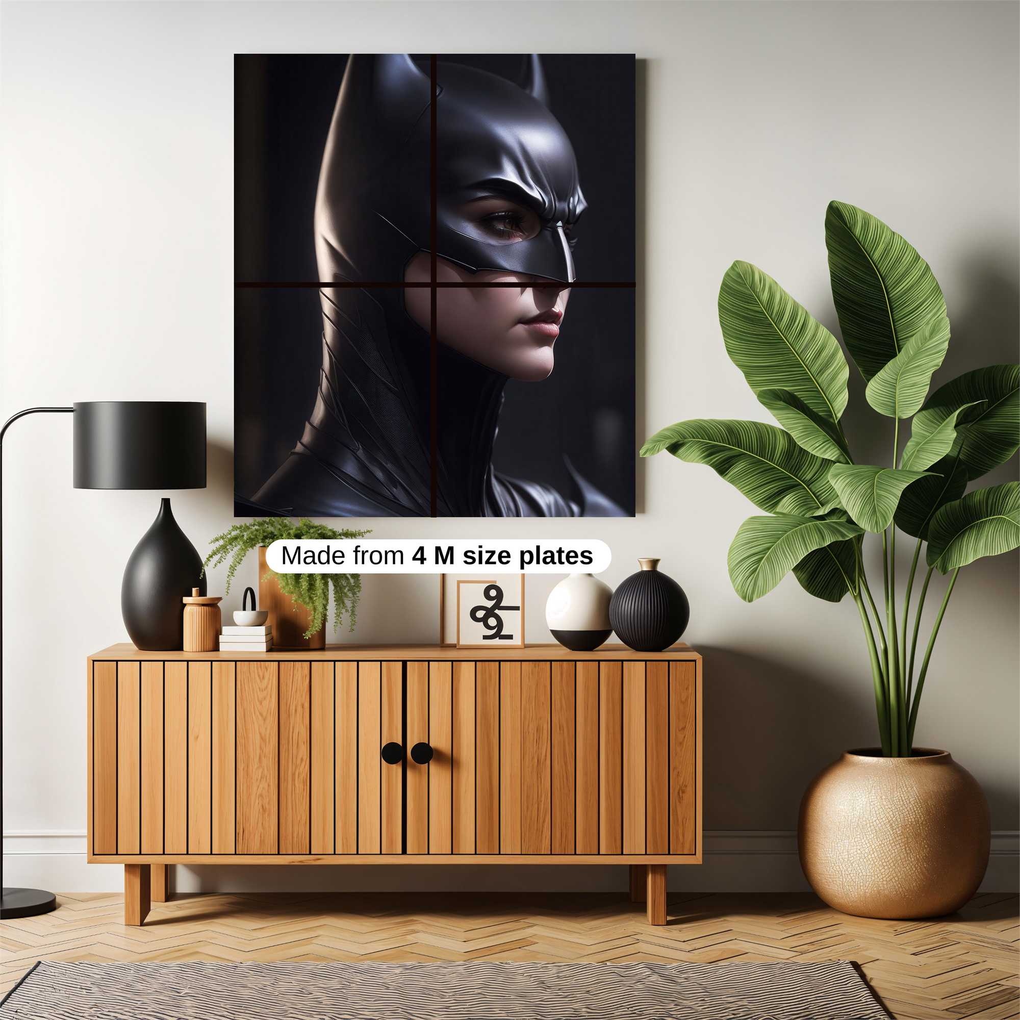 Batman Brooding Safe Wall Magnetic / M
