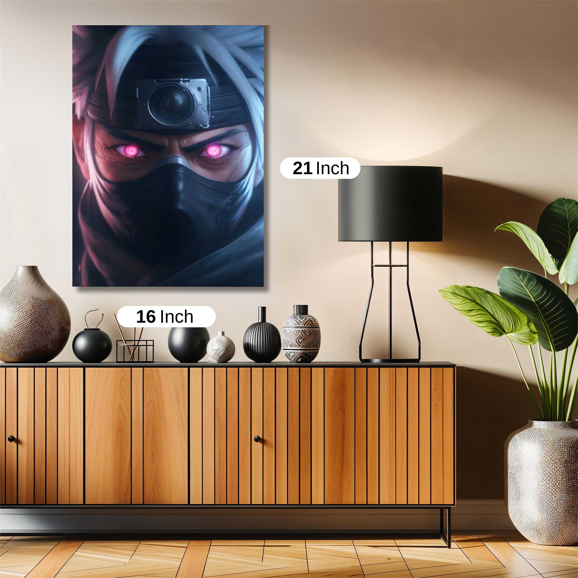 Kakashi Menacing Safe Wall Magnetic / M