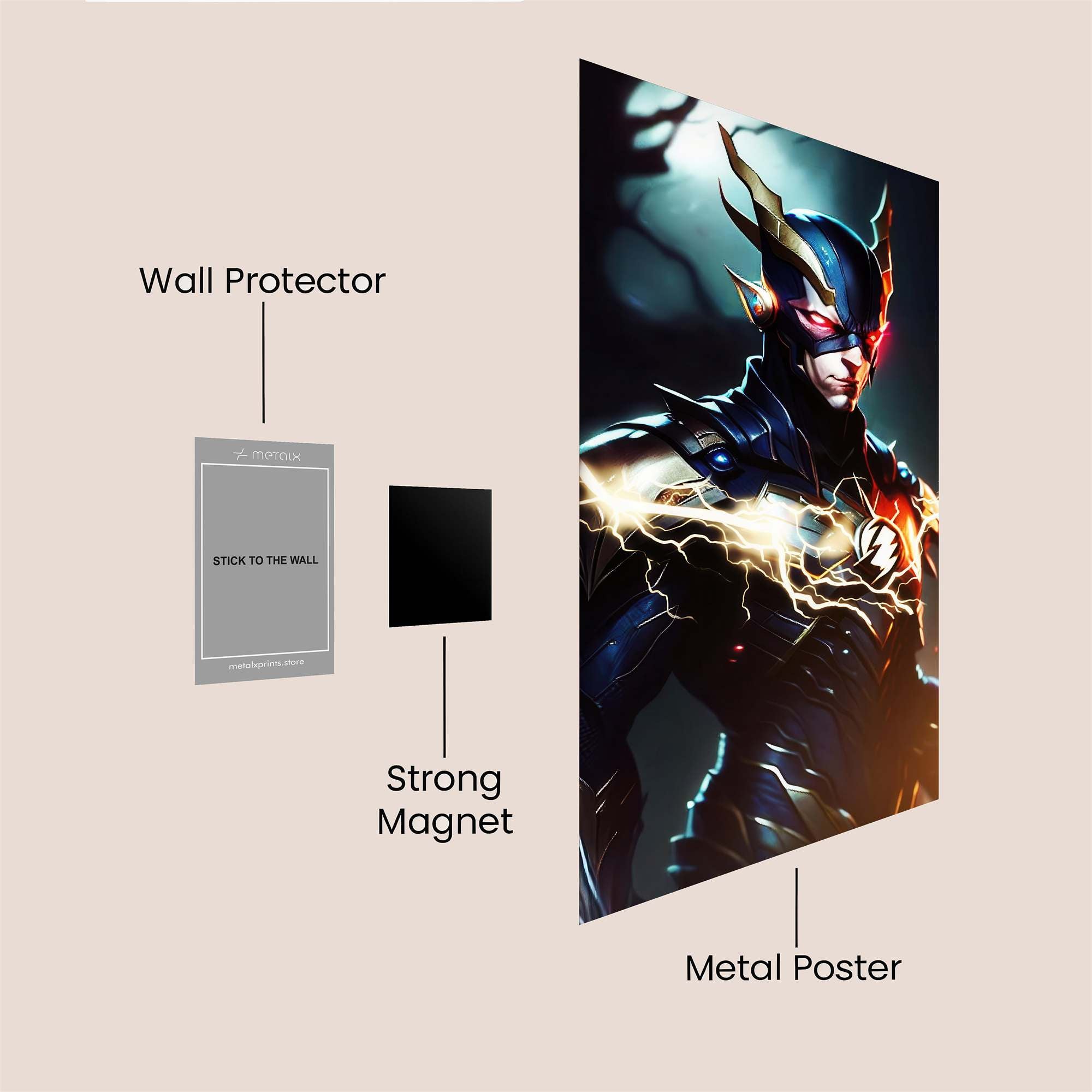 Flash Fury Safe Wall Magnetic / M