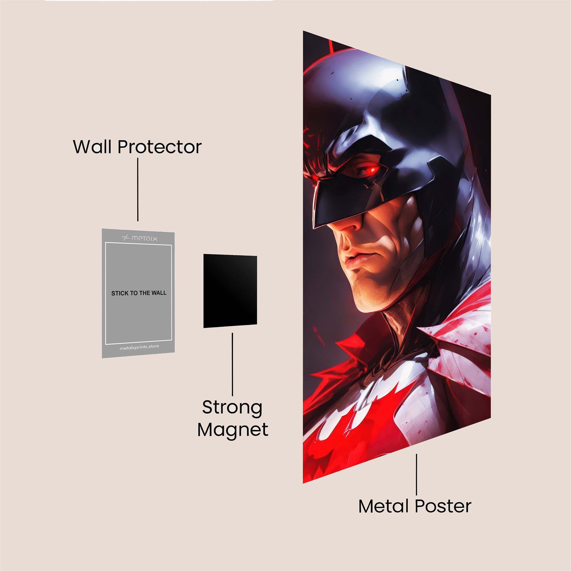 Batman Intense Safe Wall Magnetic / M