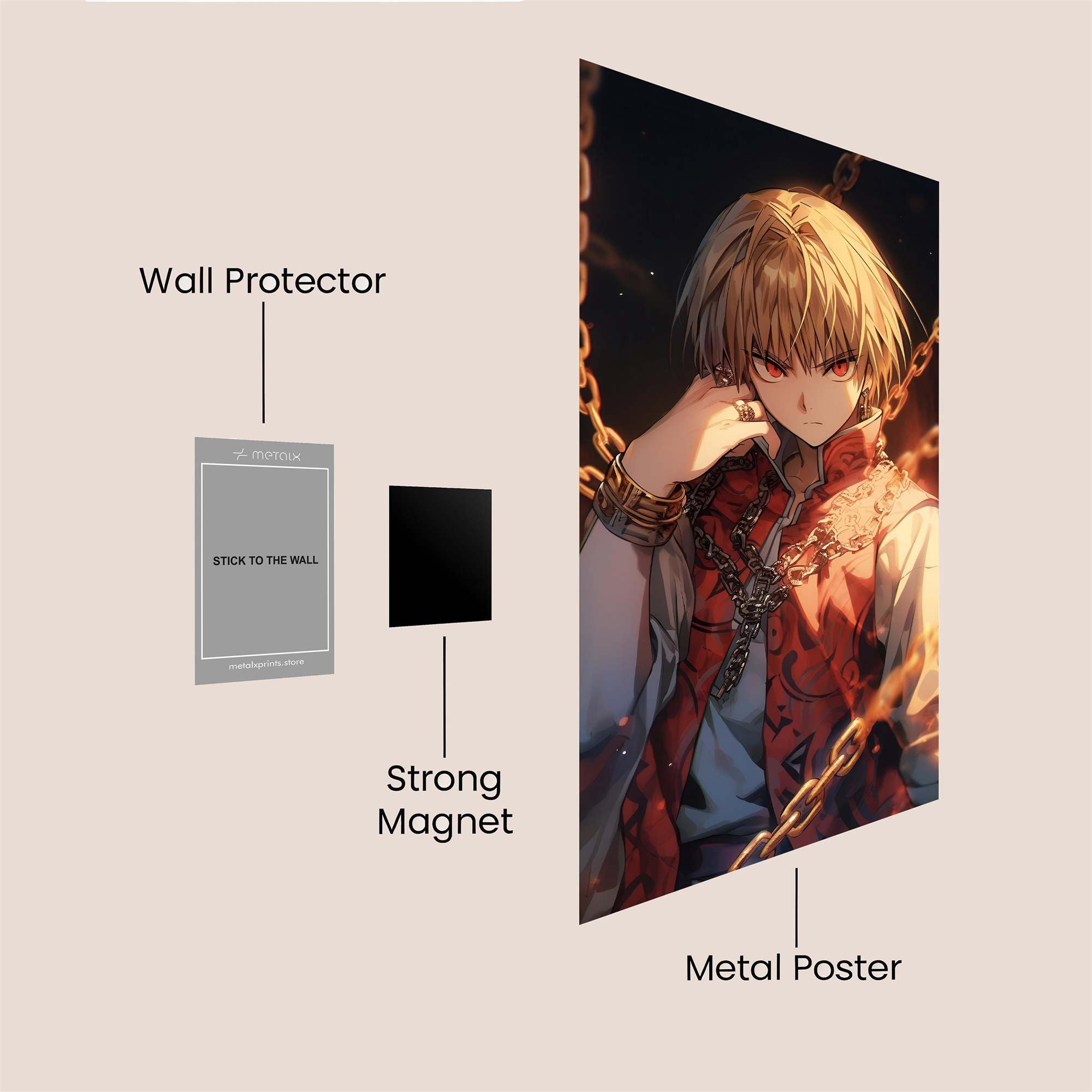 Chained Fury Safe Wall Magnetic / M