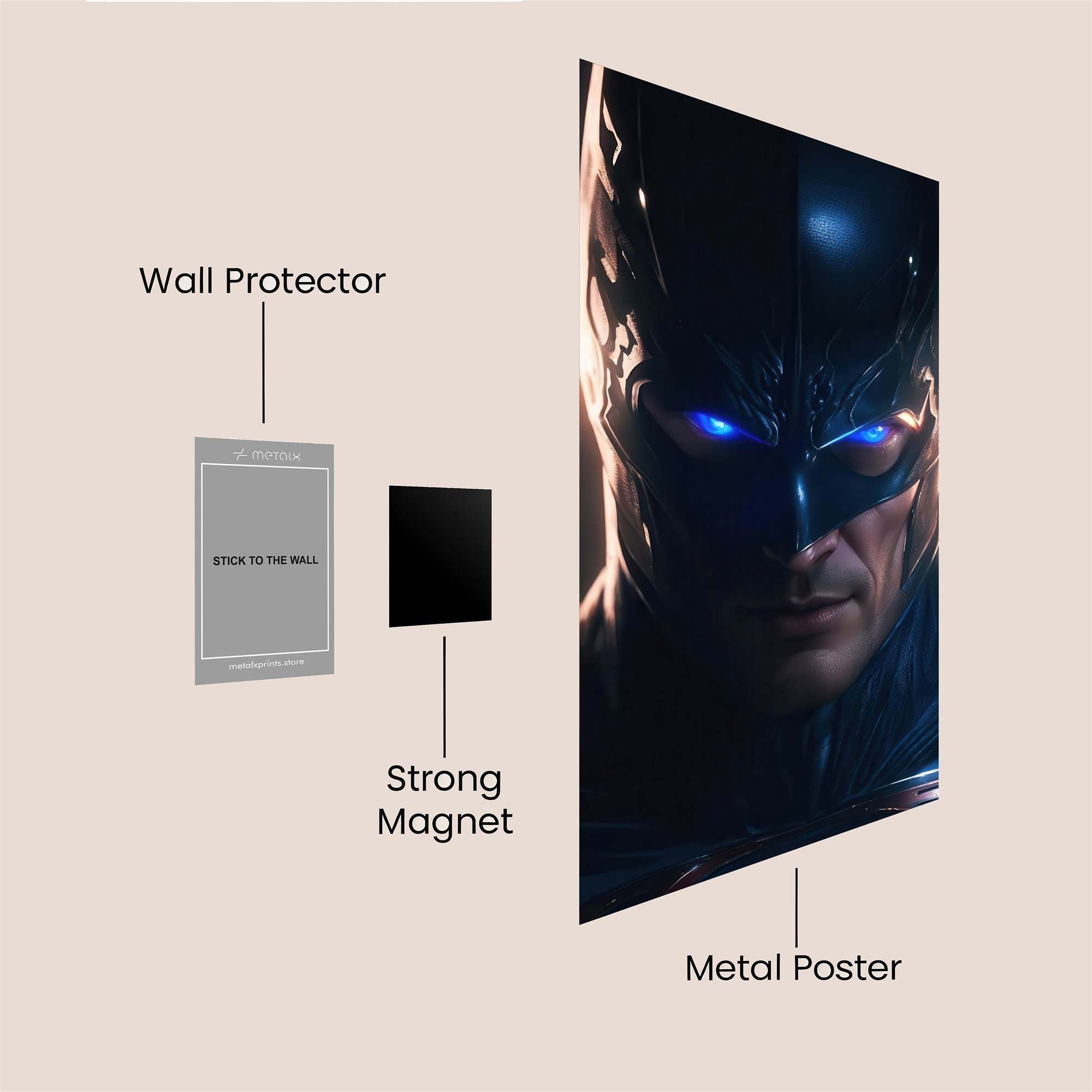 Batman Intense Safe Wall Magnetic / M