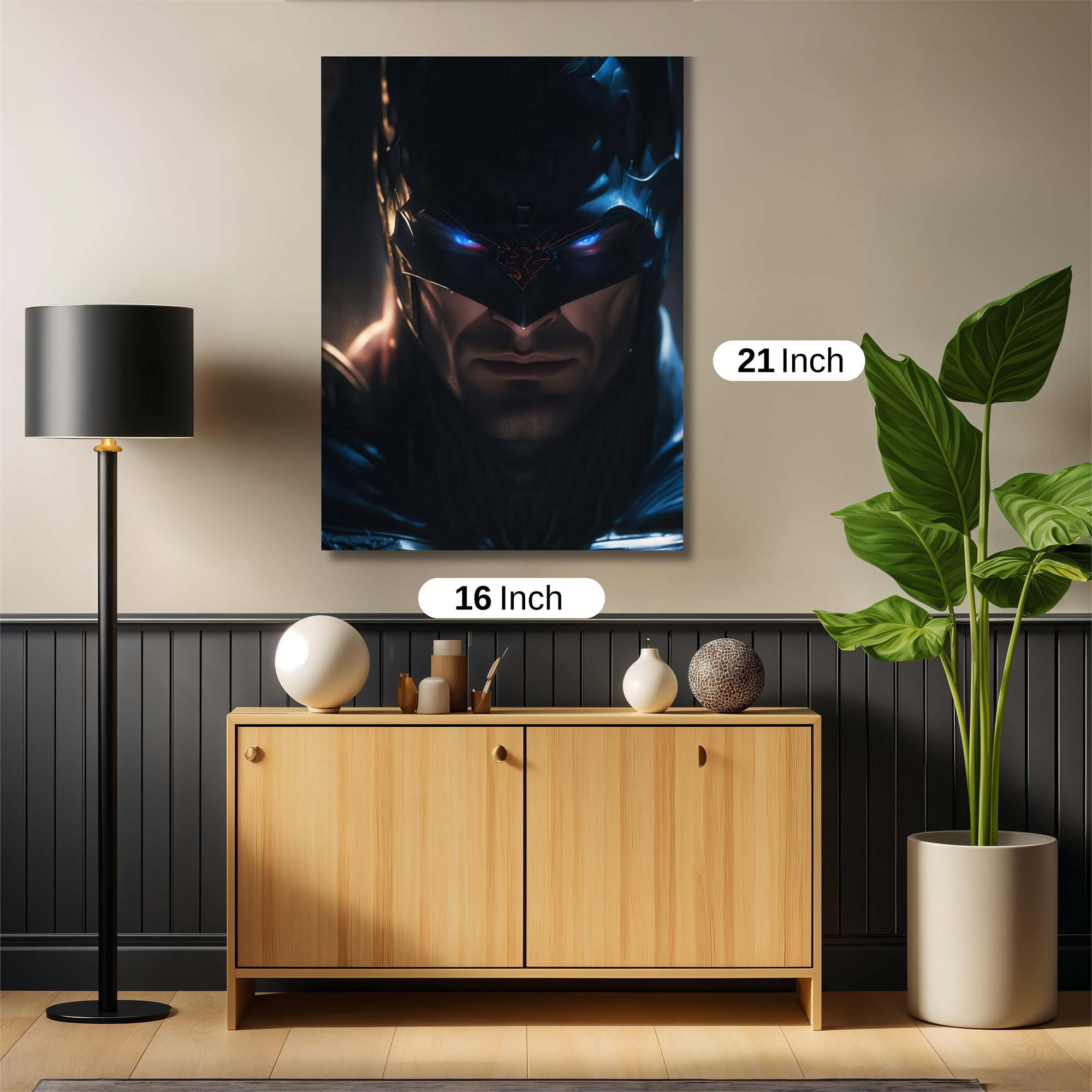 Batman Brooding Safe Wall Magnetic / M
