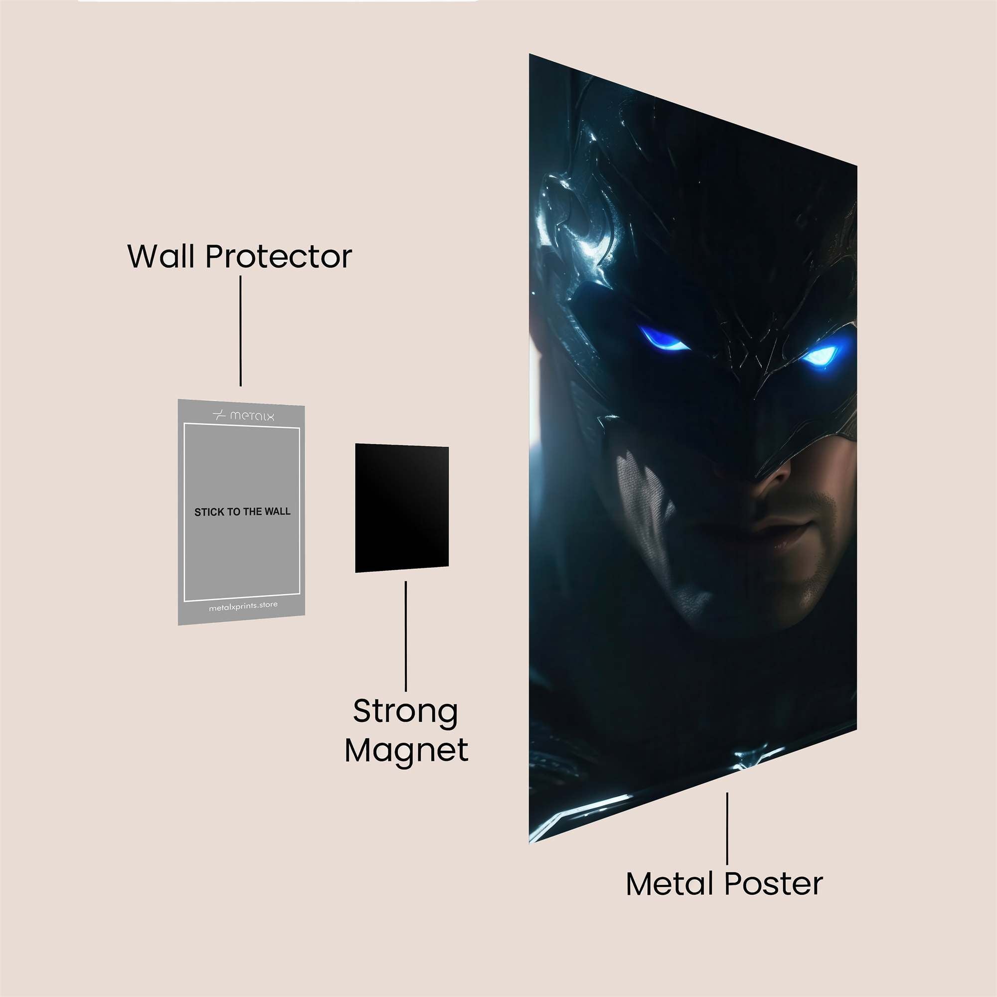 Batman Enigmatic Safe Wall Magnetic / M